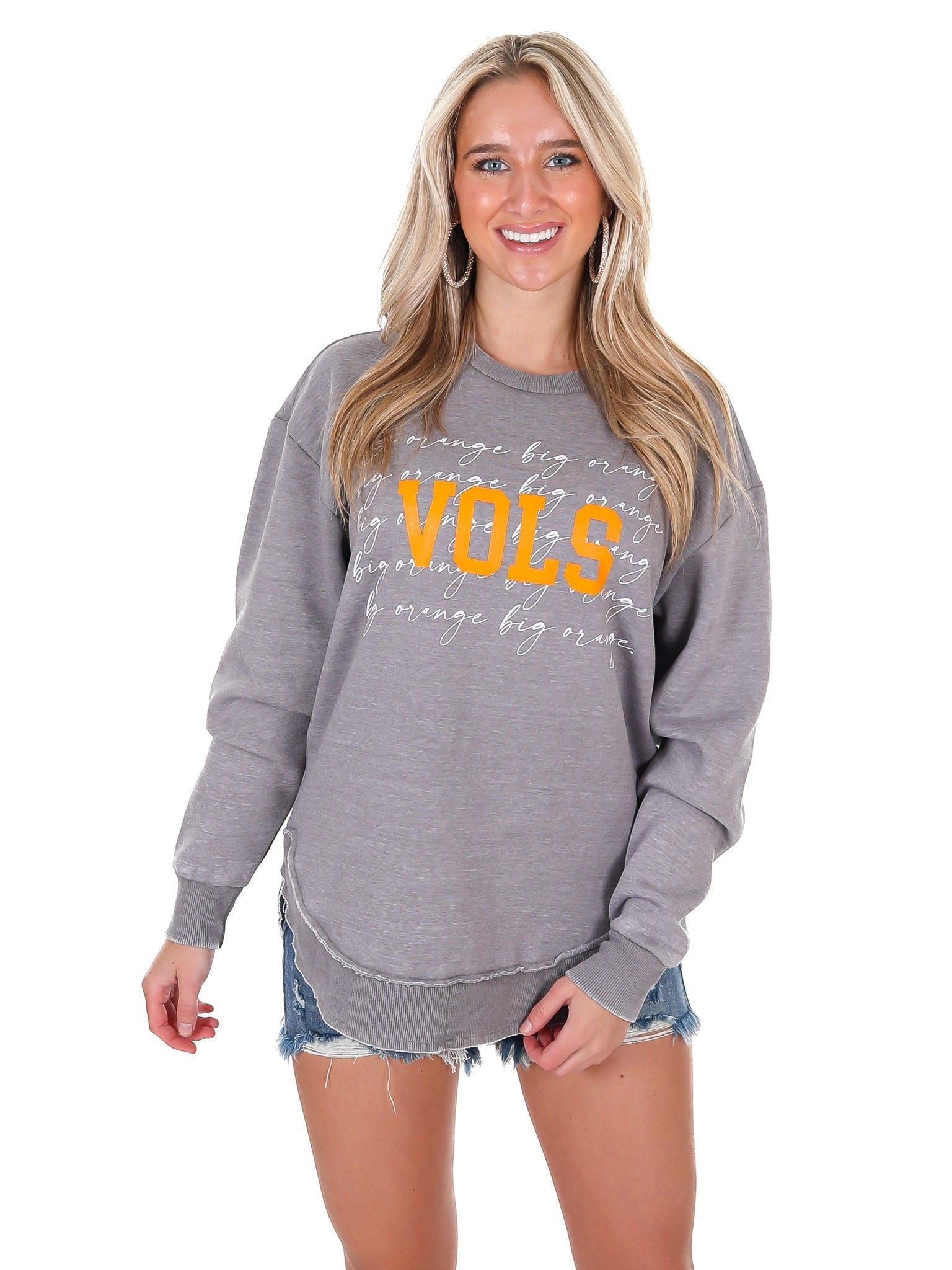 University of Tennessee Script Poncho Crew Sweatshirt