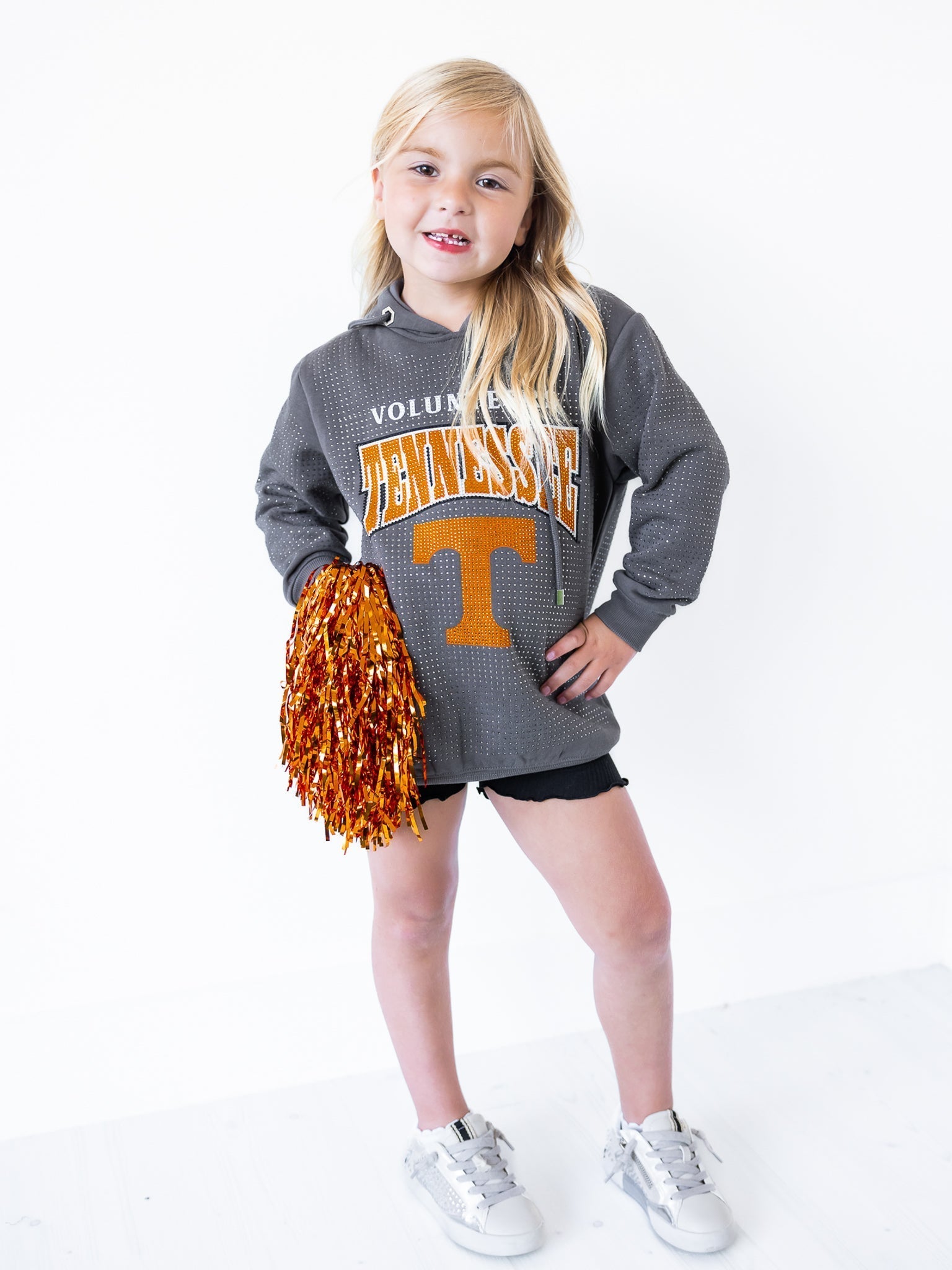 Youth Tennessee Volunteers All-Over Rhinestone Sparkle Hoodie