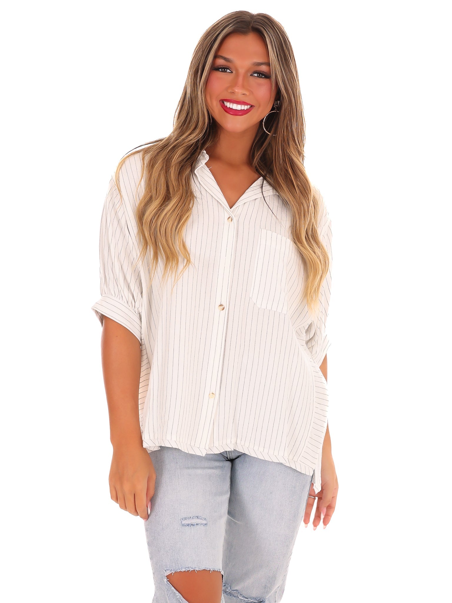 Serene Style Stripe Top