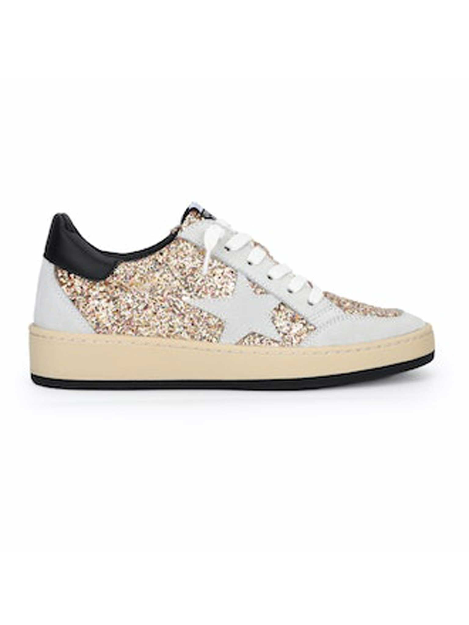 Kirsten Gold Glitter Sneaker