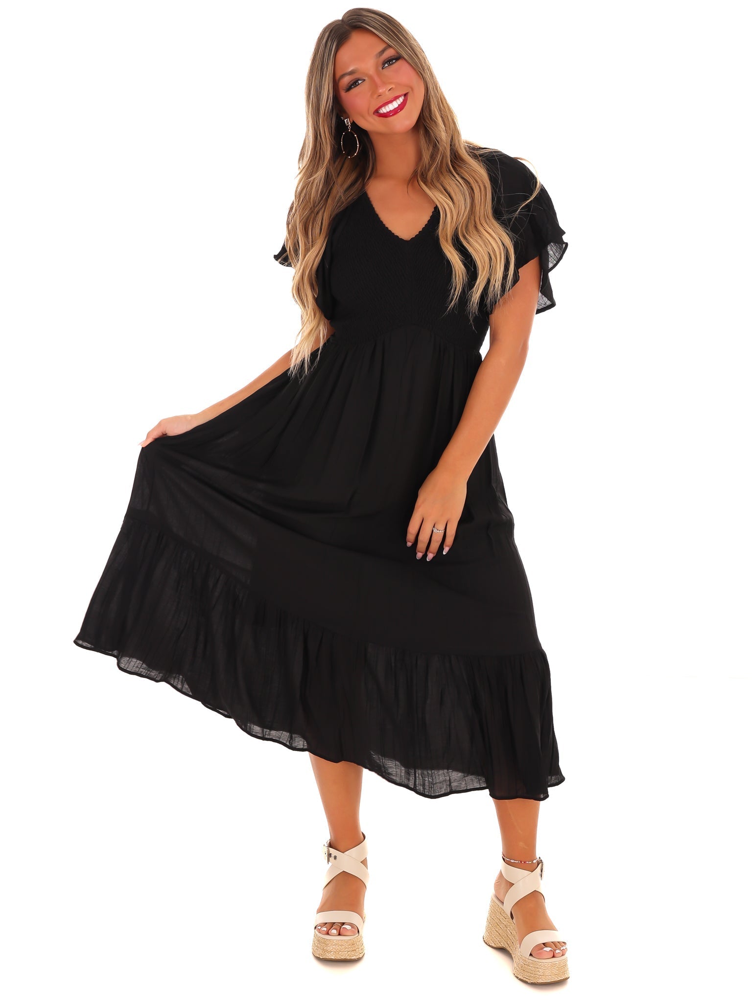 Ocean Whisper Maxi Dress