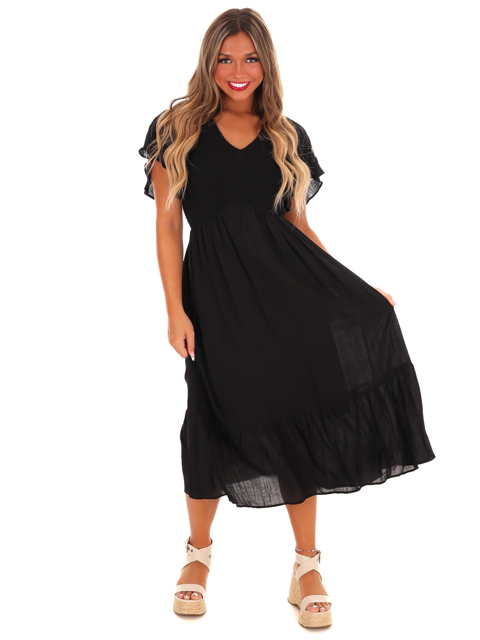 Ocean Whisper Maxi Dress