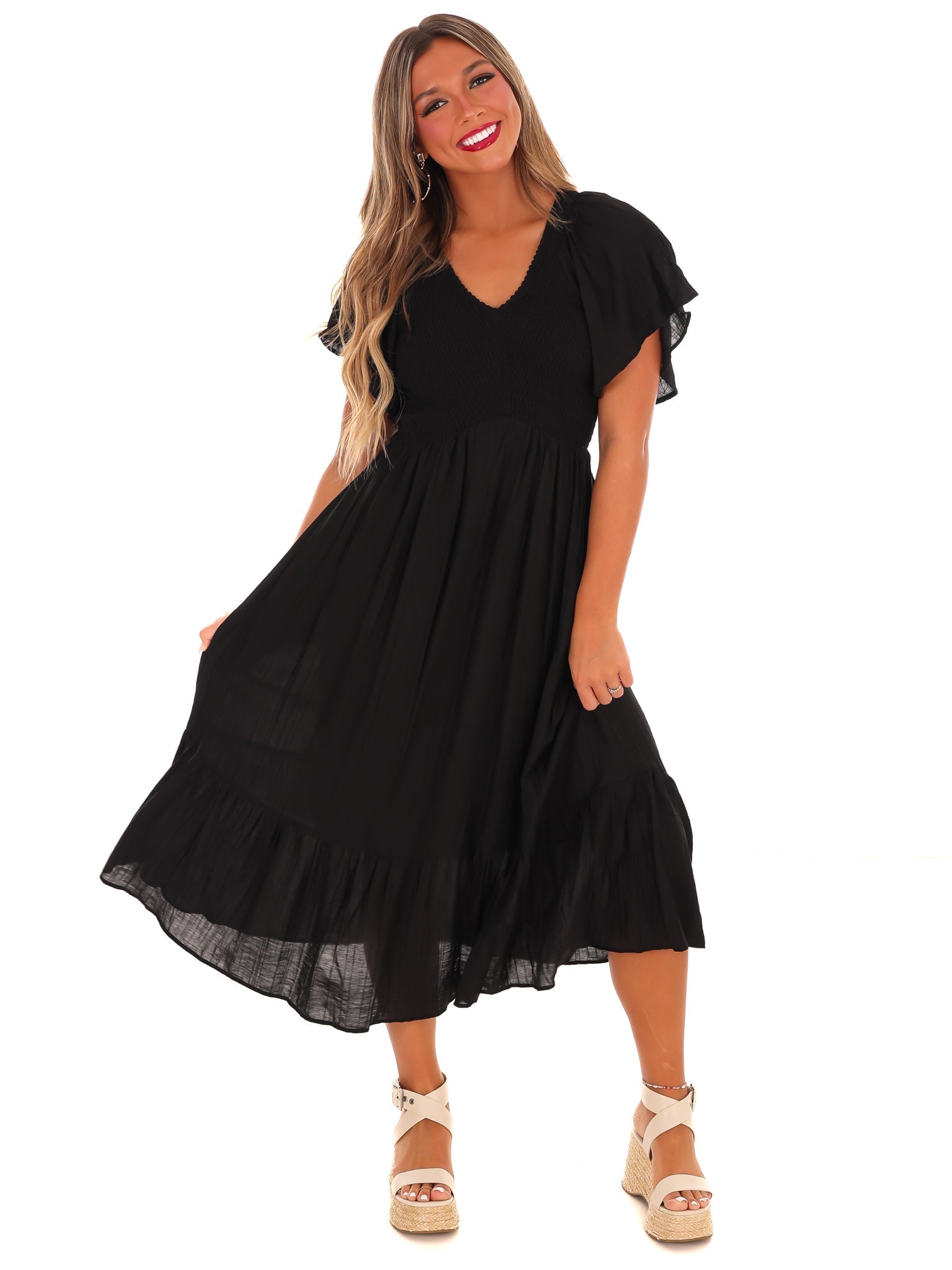 Ocean Whisper Maxi Dress