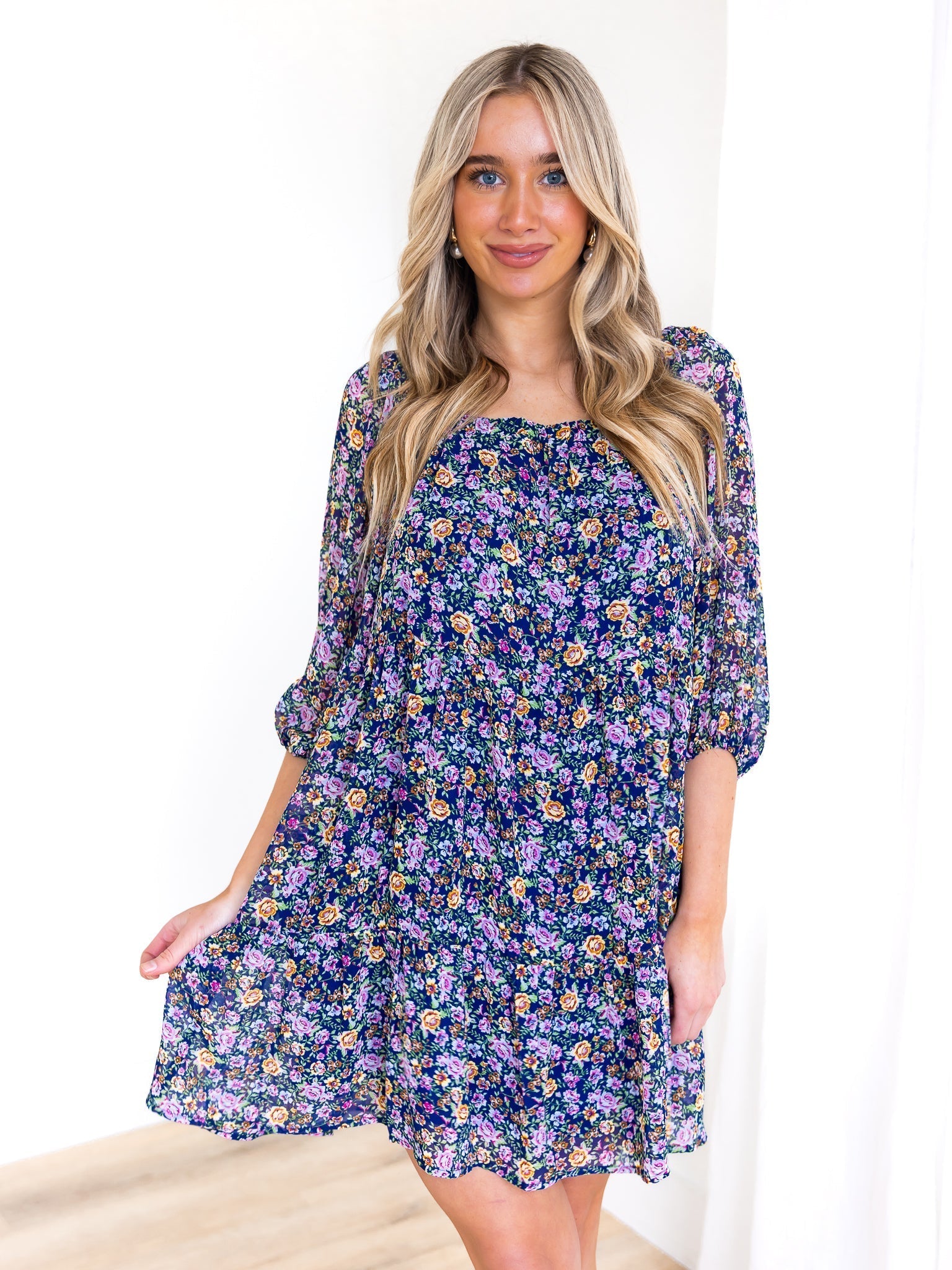 Good Mood Floral Mini Dress