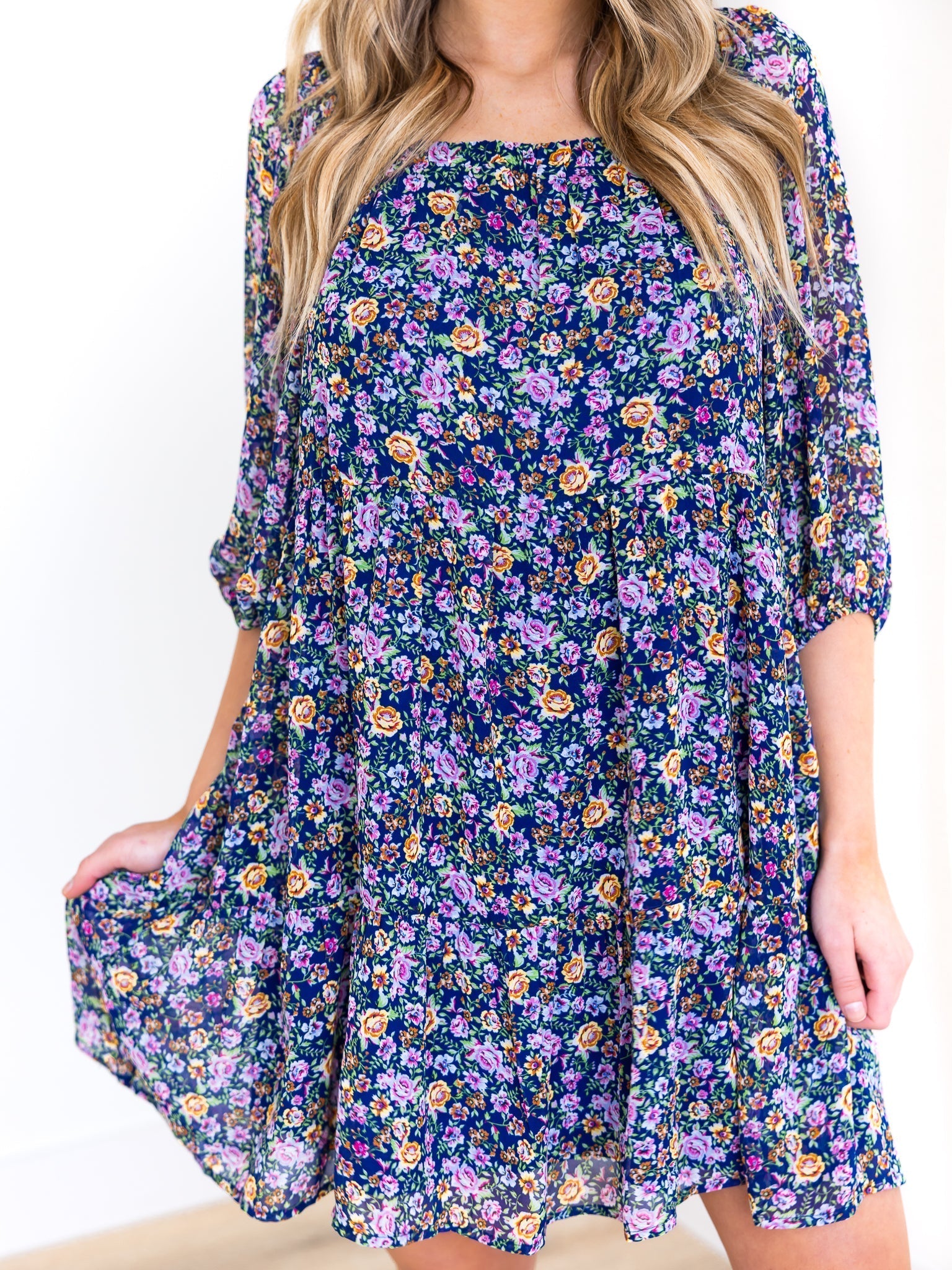 Good Mood Floral Mini Dress