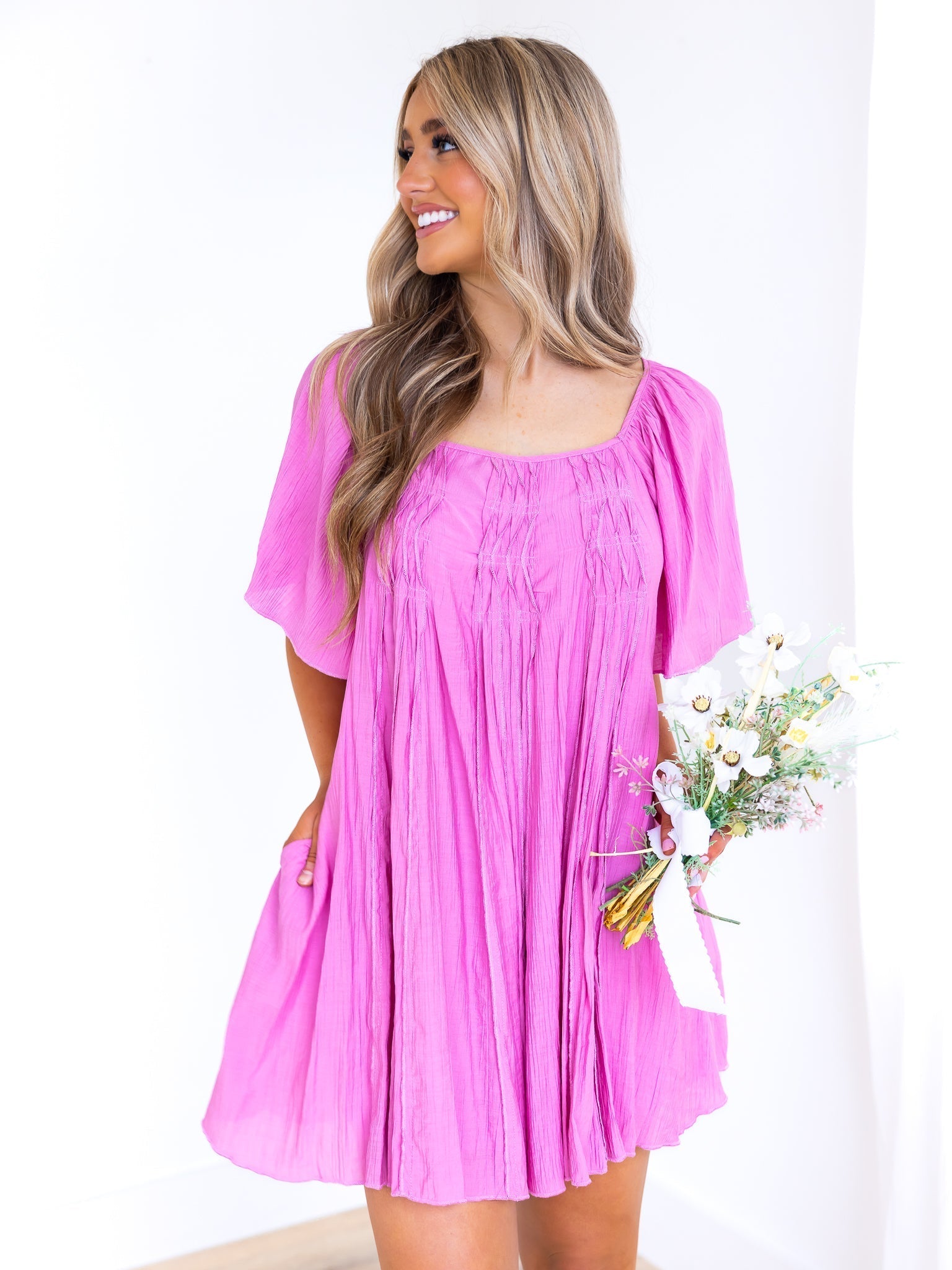 Make it Work Babydoll Dress