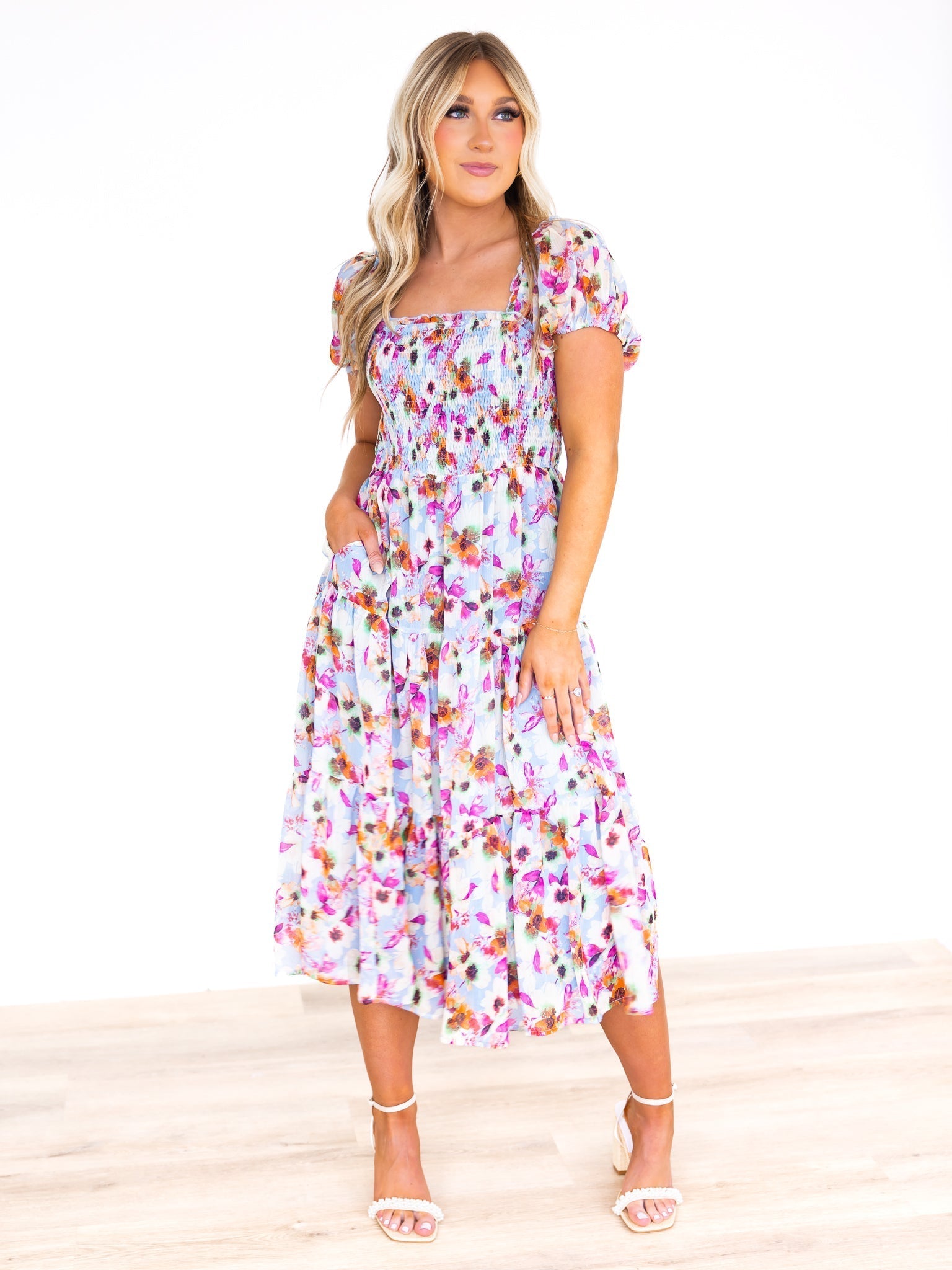 Sunshine Floral Maxi Dress