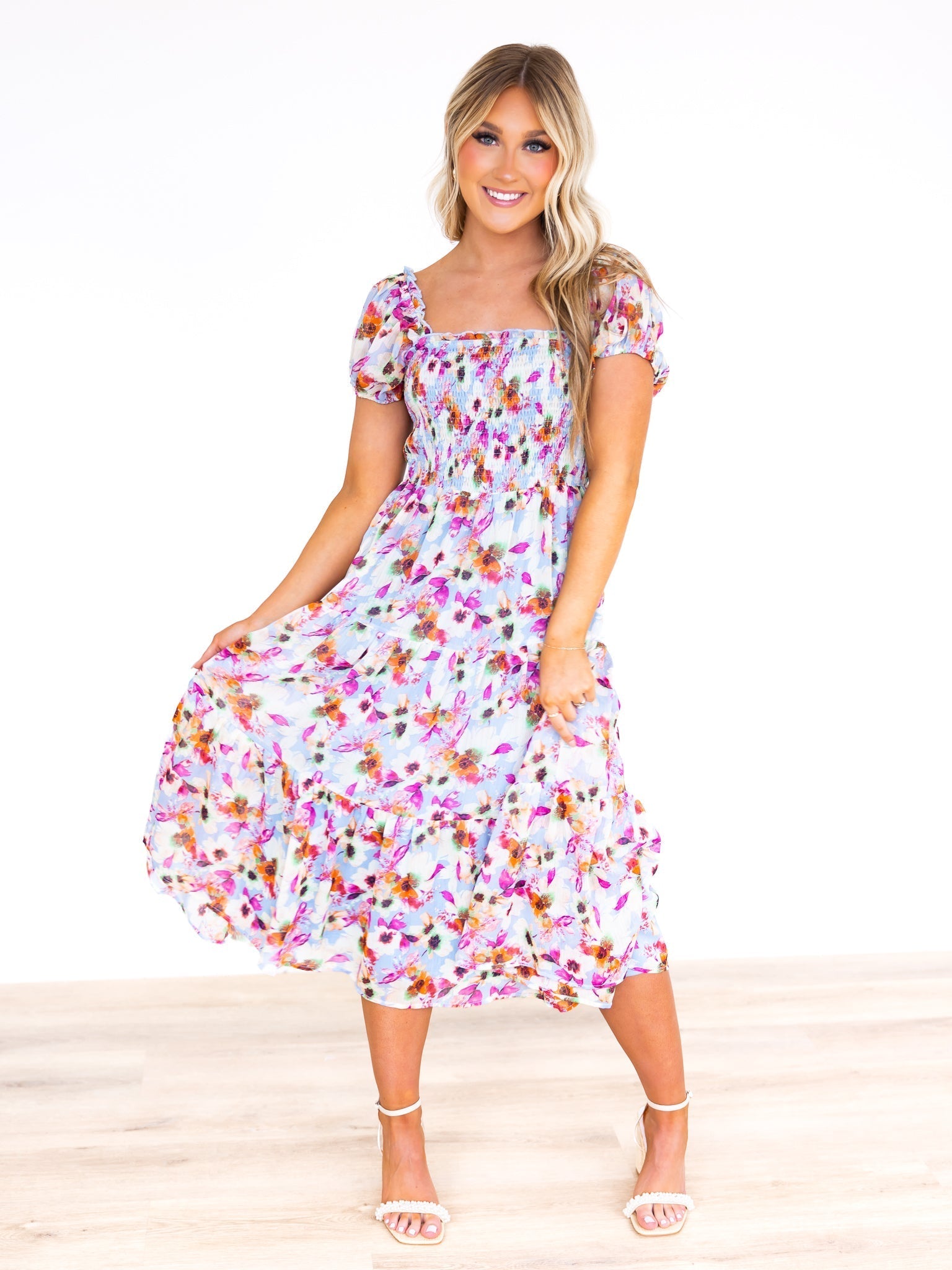 Sunshine Floral Maxi Dress