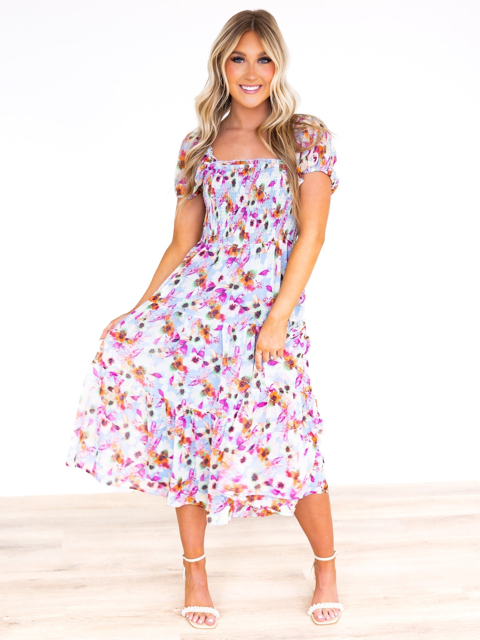 Sunshine Floral Maxi Dress