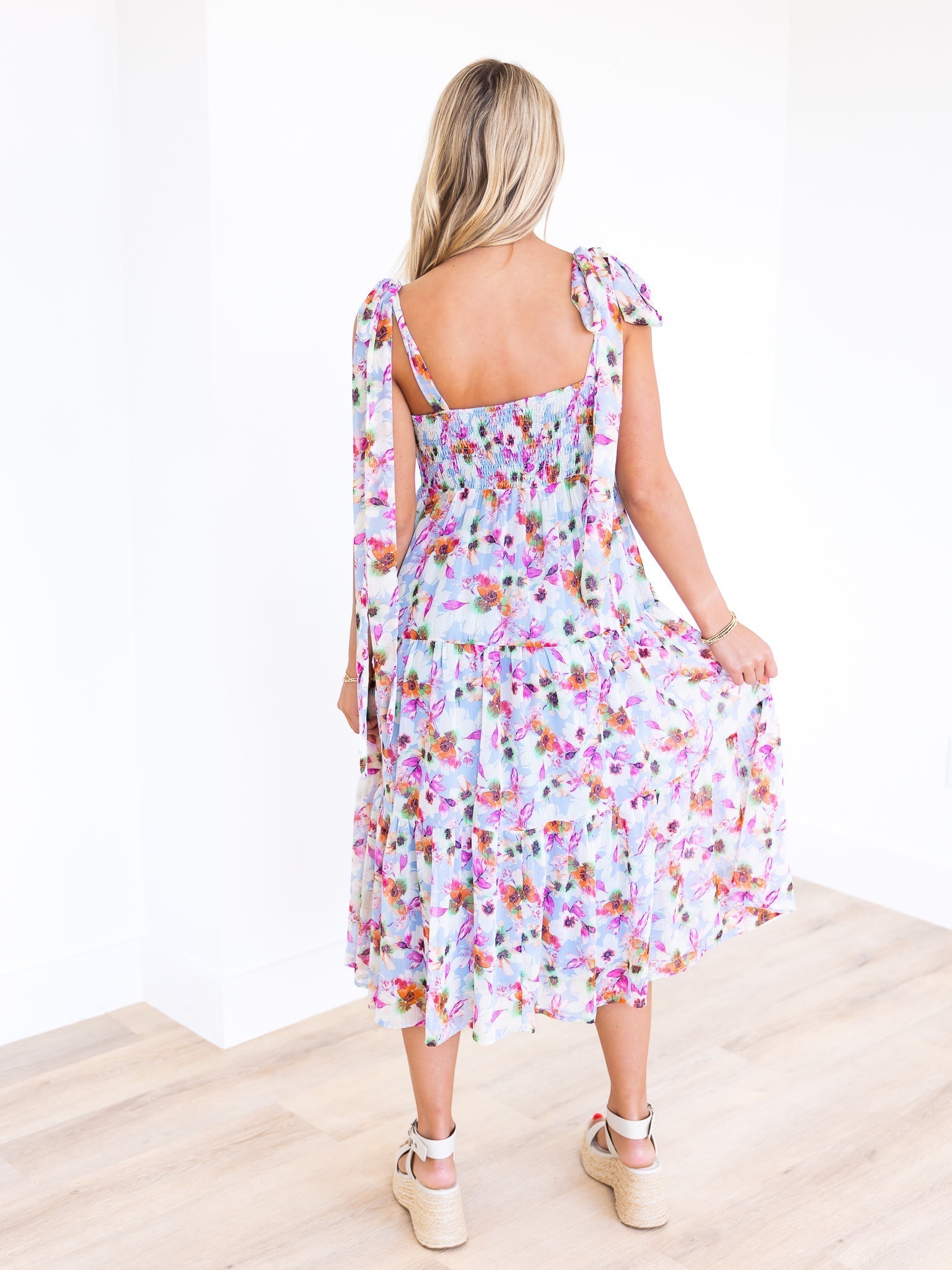 Because I'm Happy Floral Maxi Dress