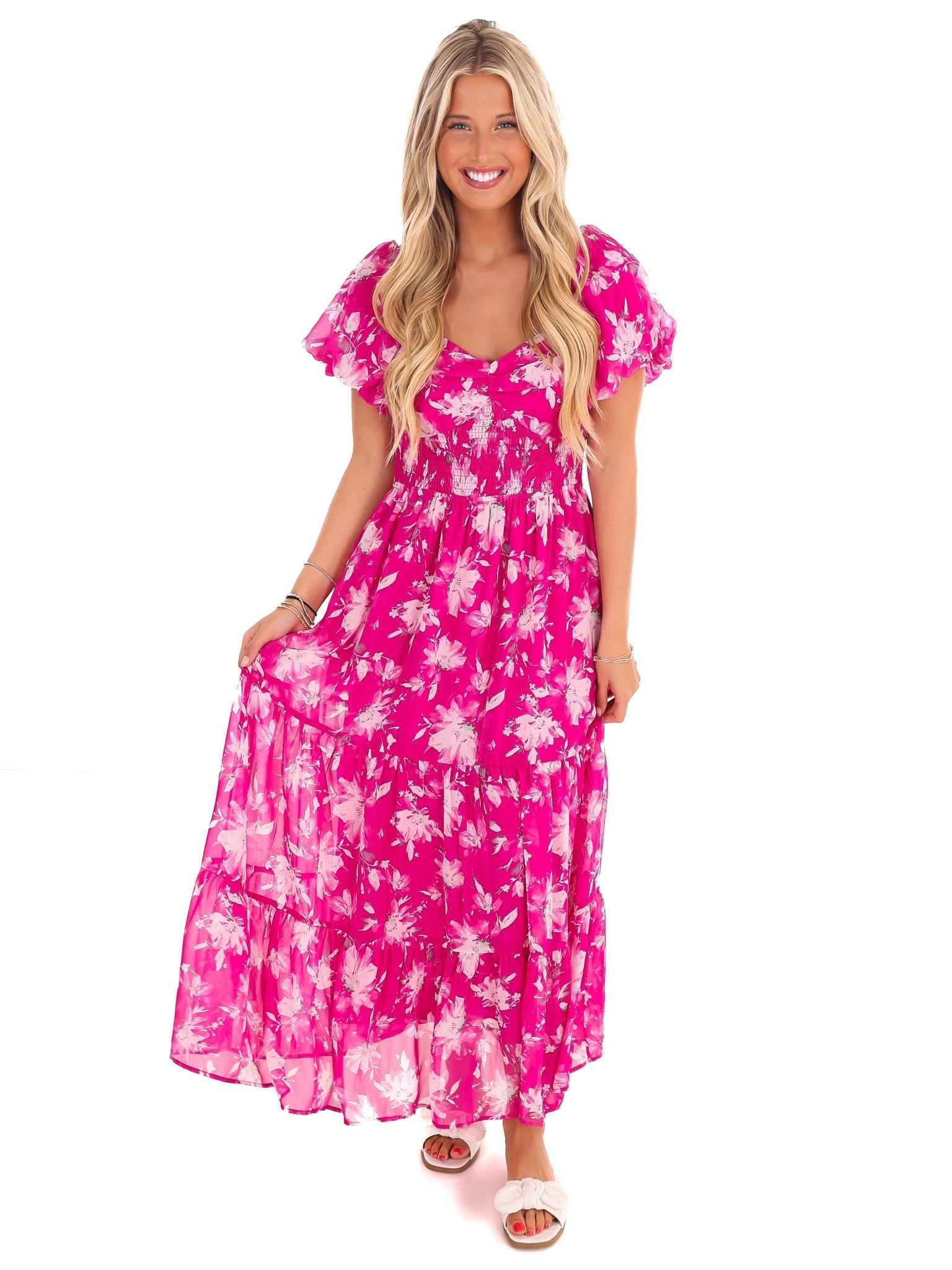 Wishful Thinking Floral Maxi Dress