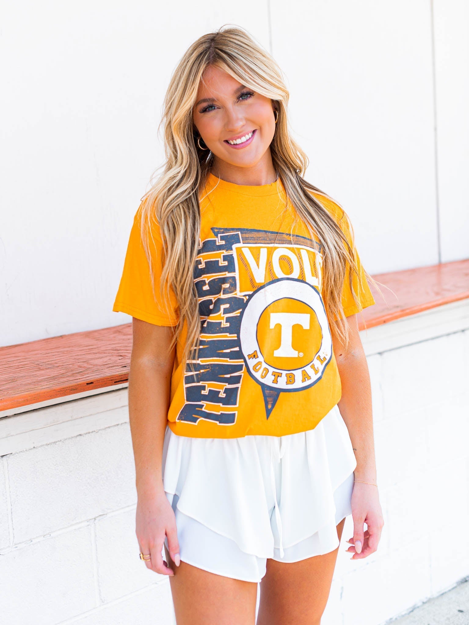 Vols Football Spree Thrifted Tee