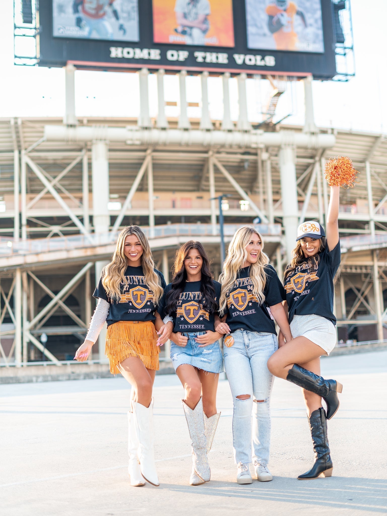 Vols Pep Rally Thrifted Tee