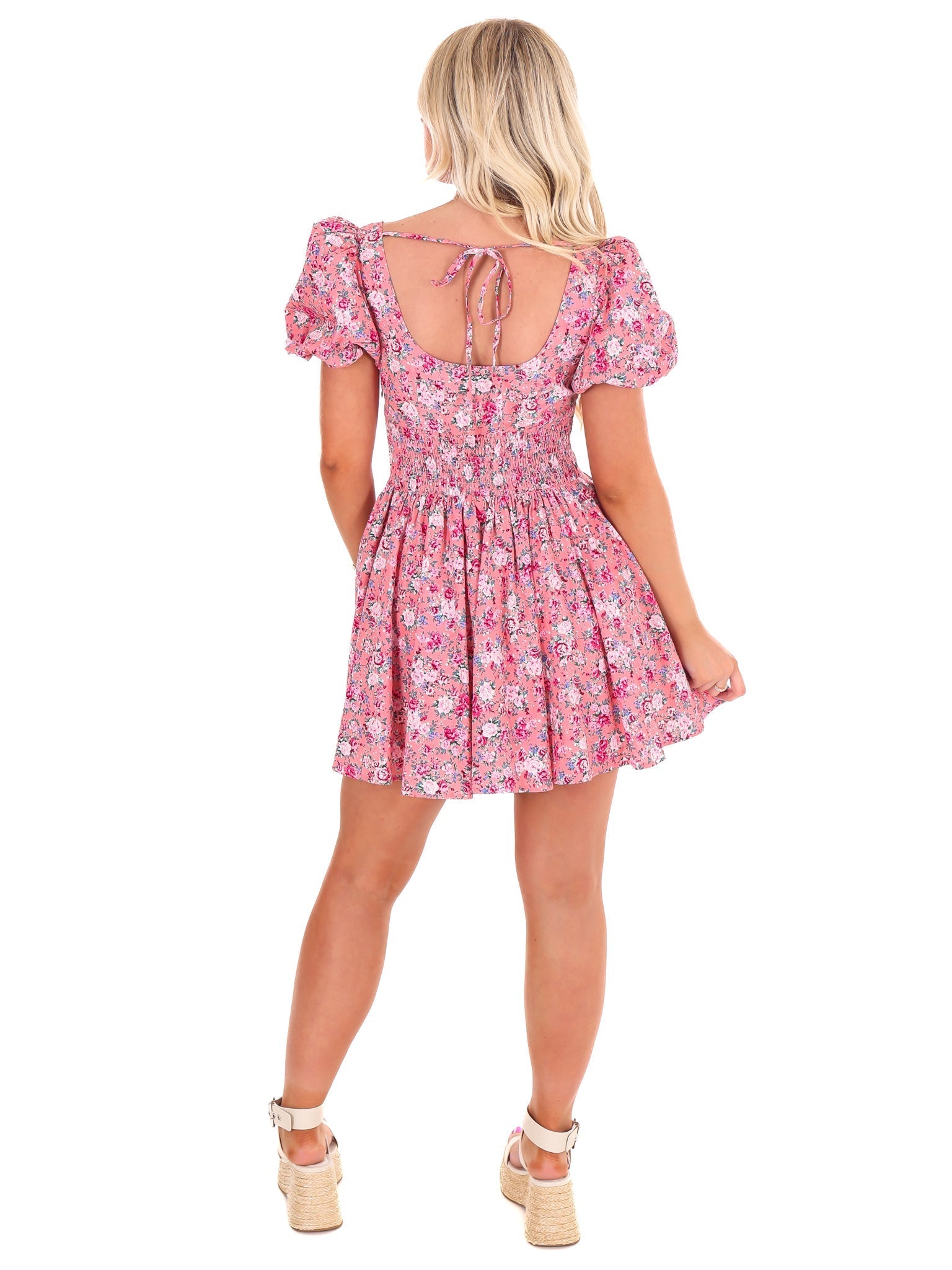 Stick With Me Floral Mini Dress