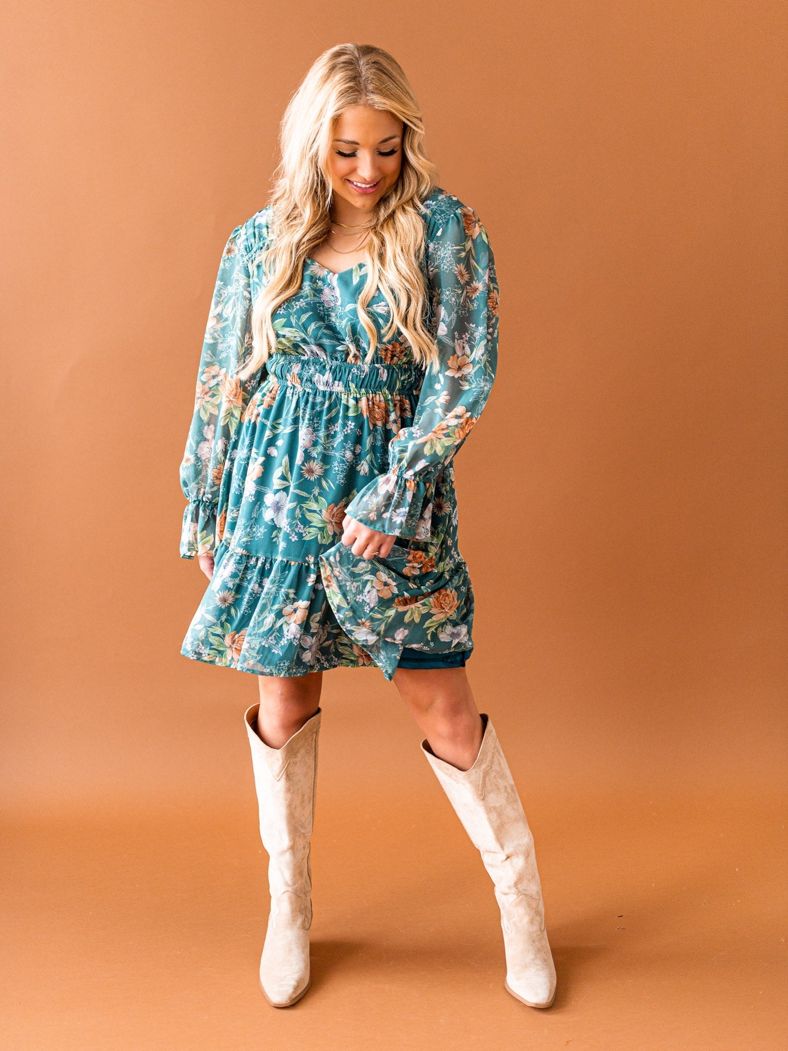 Wish I Could Floral Mini Dress