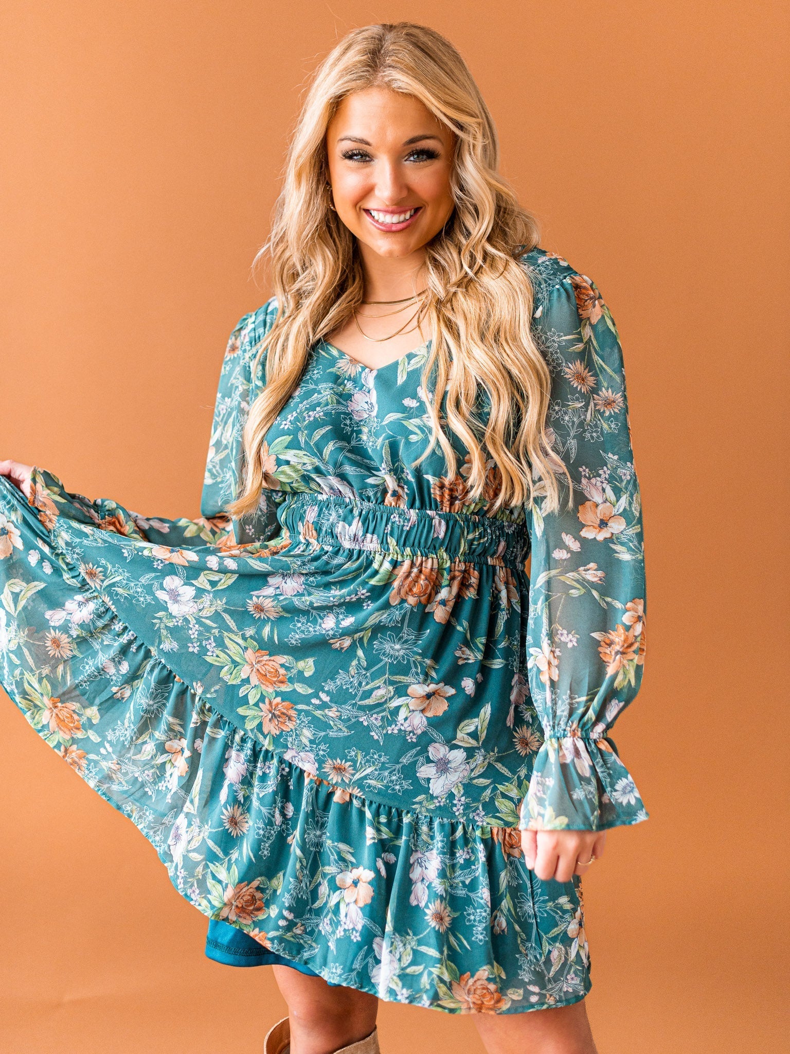 Wish I Could Floral Mini Dress