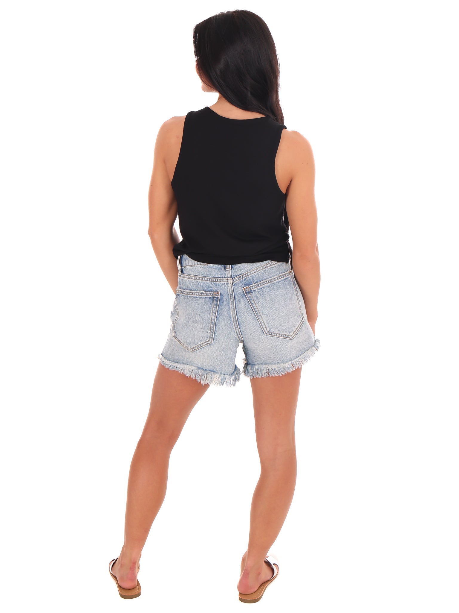 A Way Out High Neck Tank Top