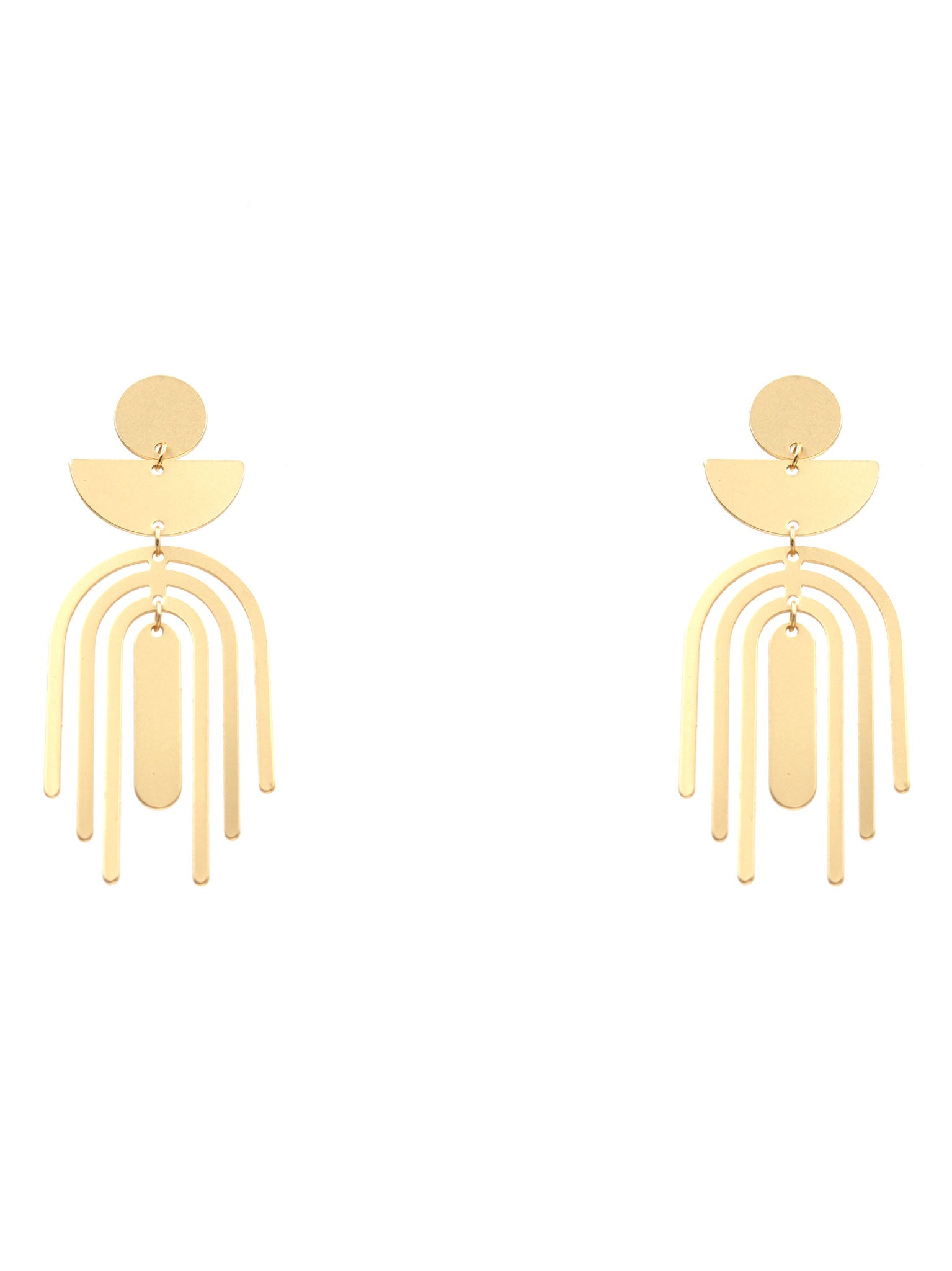 Arch Shape Dangle Earrings