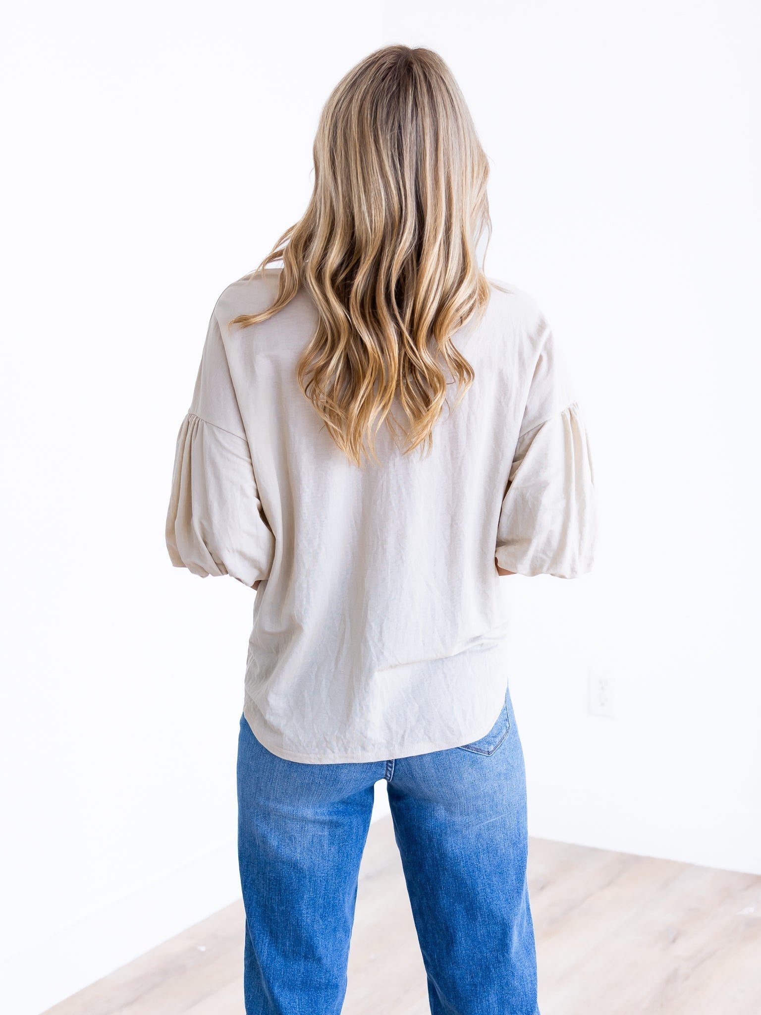 Days Like This Bubble Sleeve Top