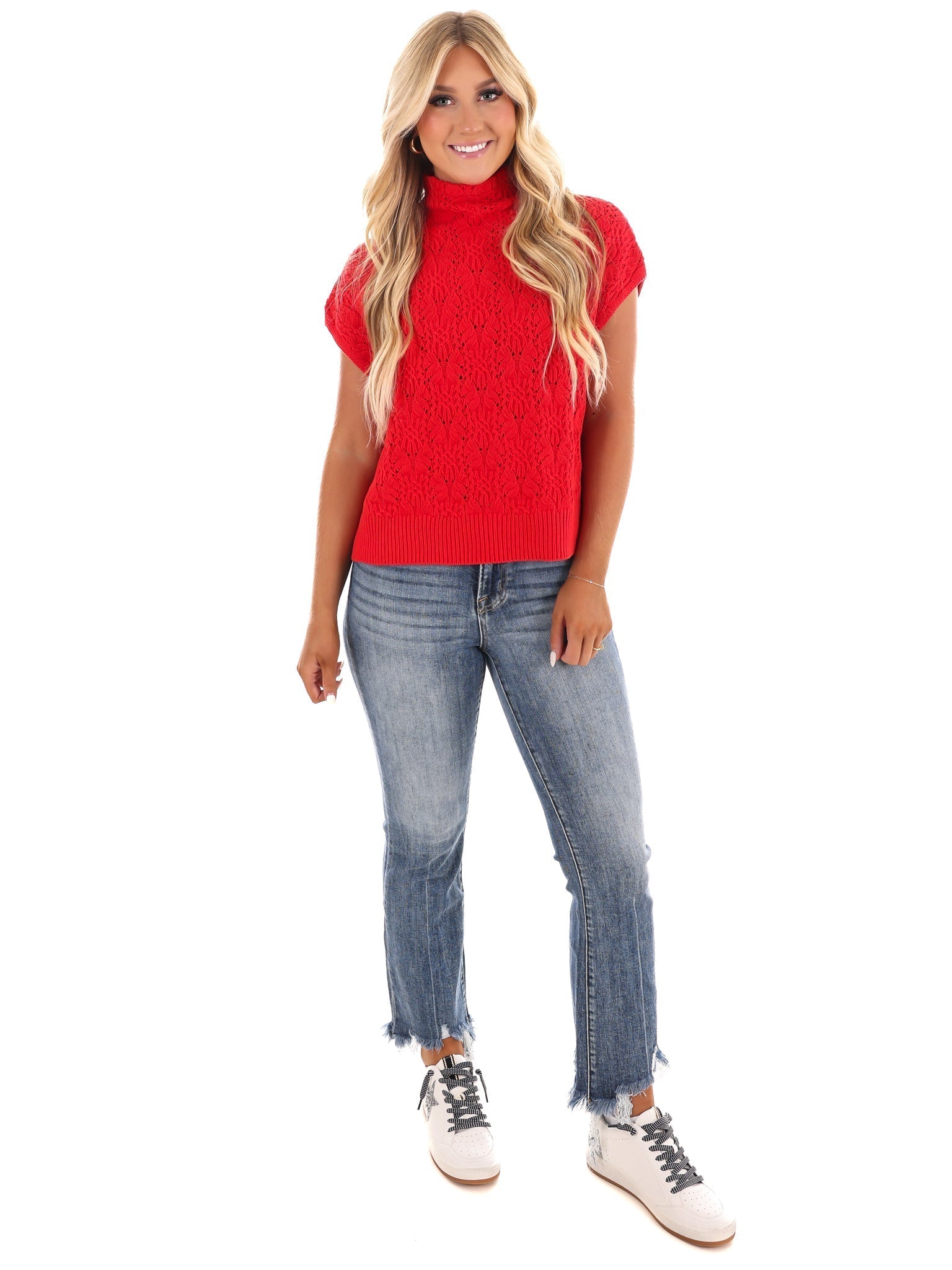 Free People Vickie Mock Neck Sweater