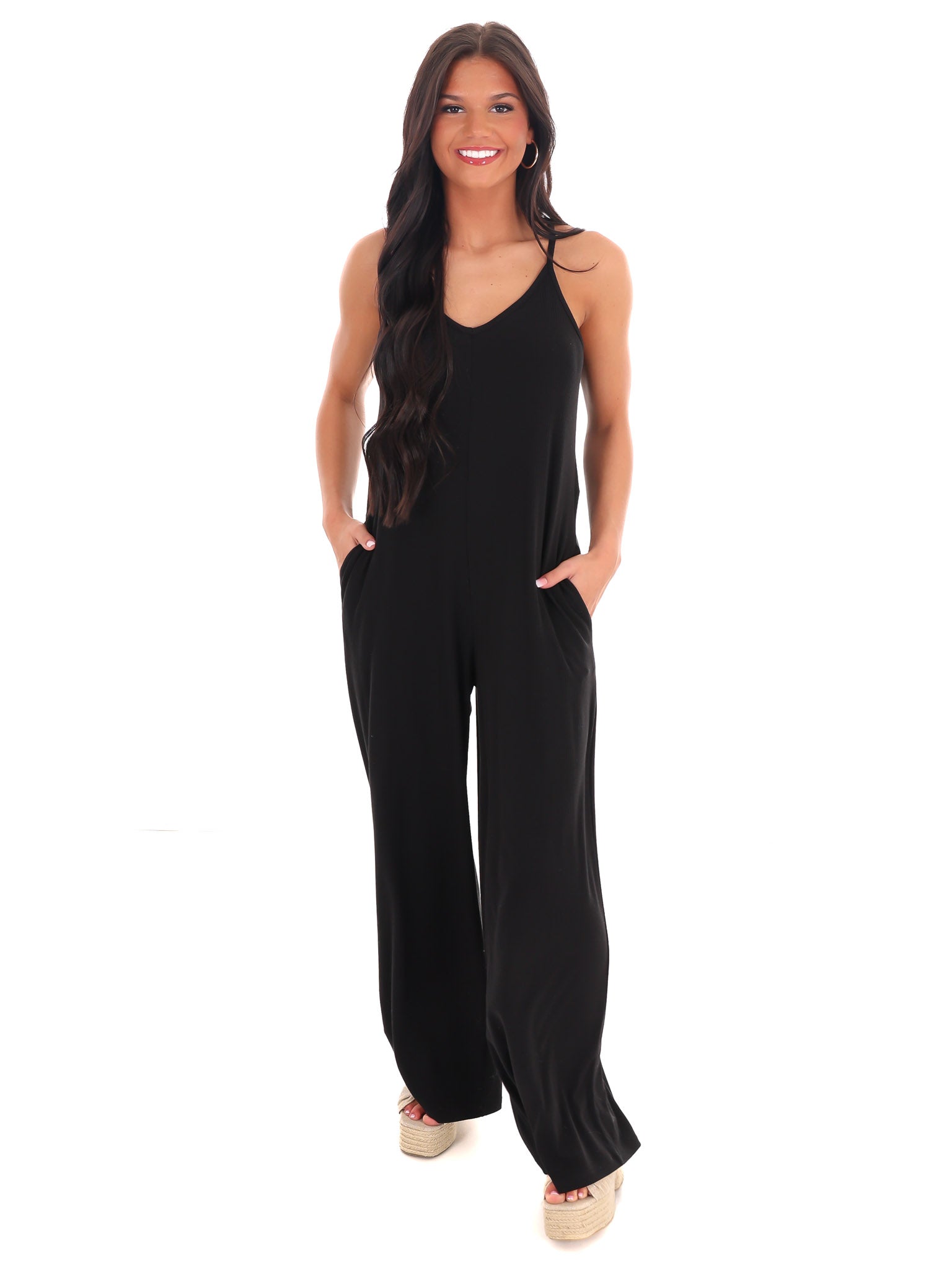 Casual and Carefree Wide Leg Jumpsuit