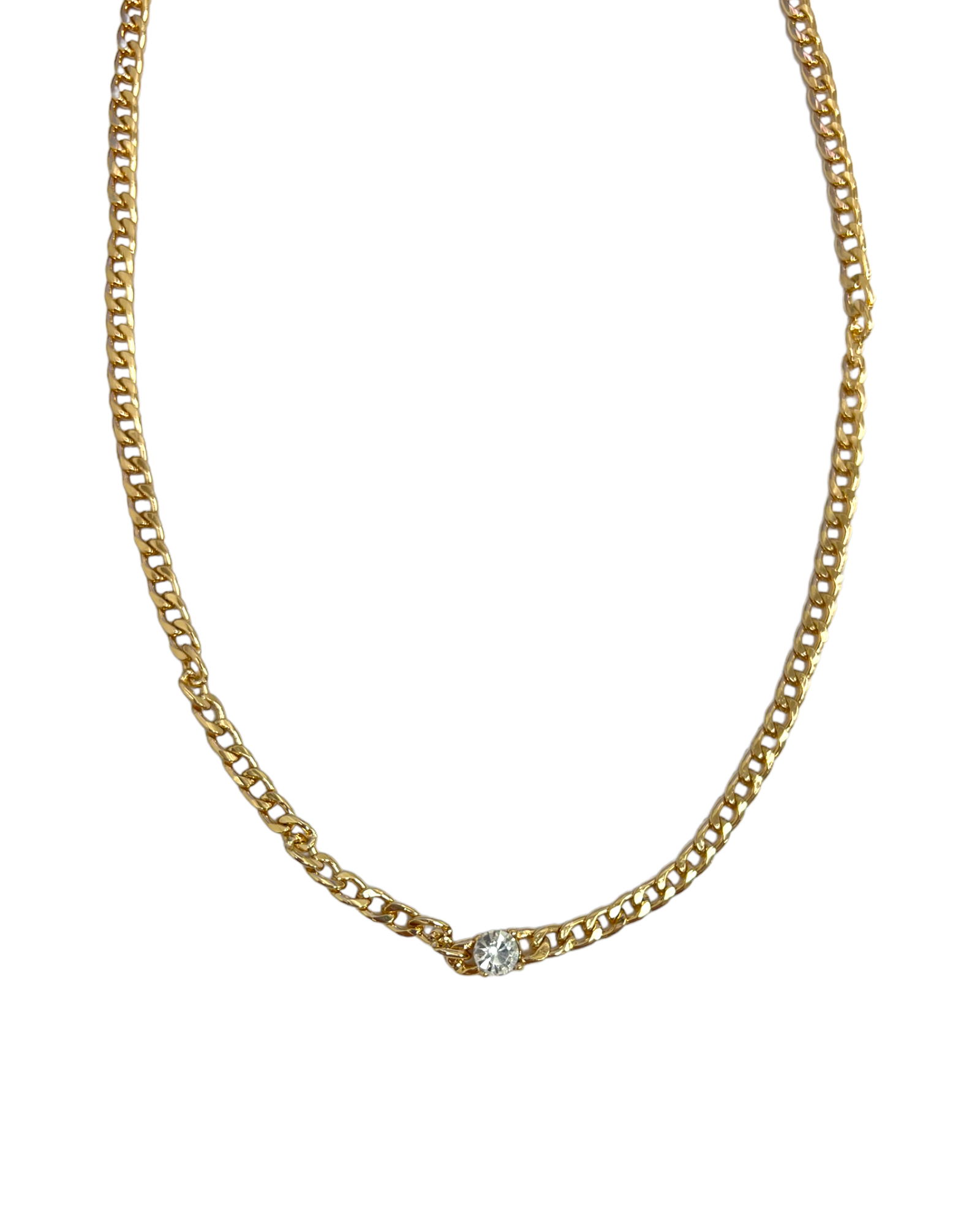 Chainlink Rhinestone Necklace