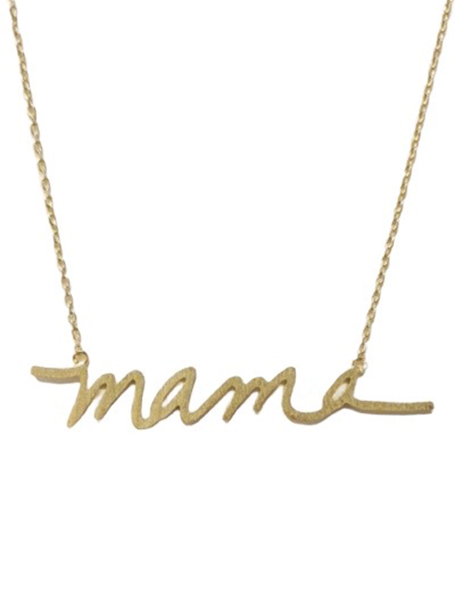 Cursive Mama Necklace