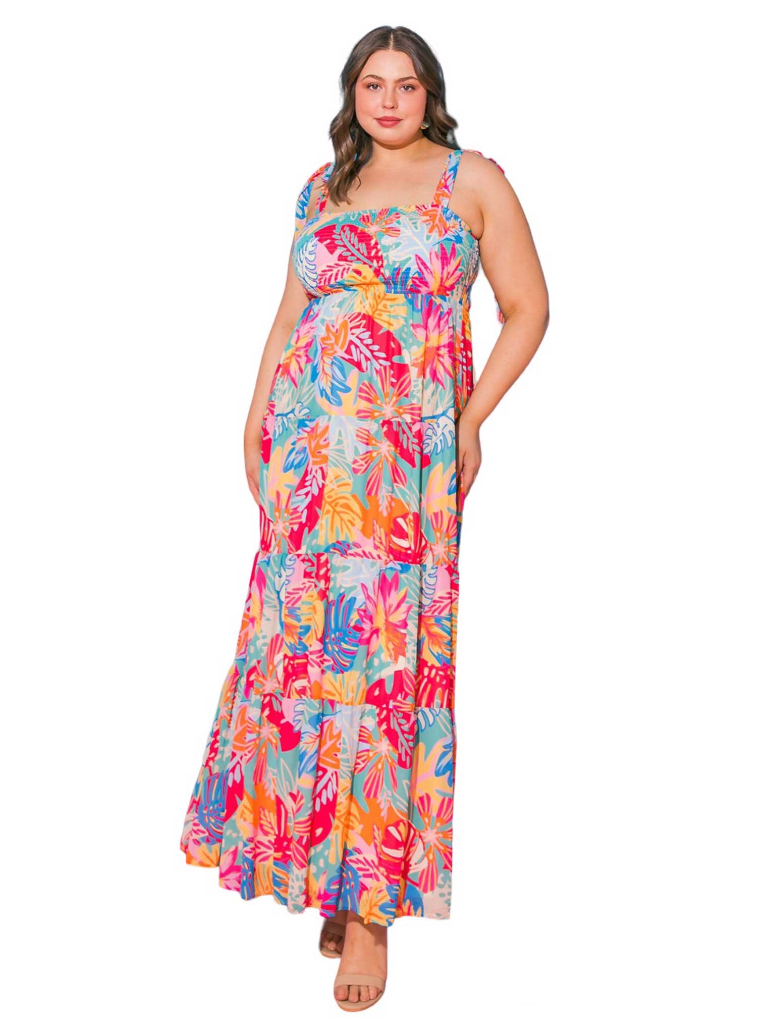 Curvy Beat the Heat Maxi Dress