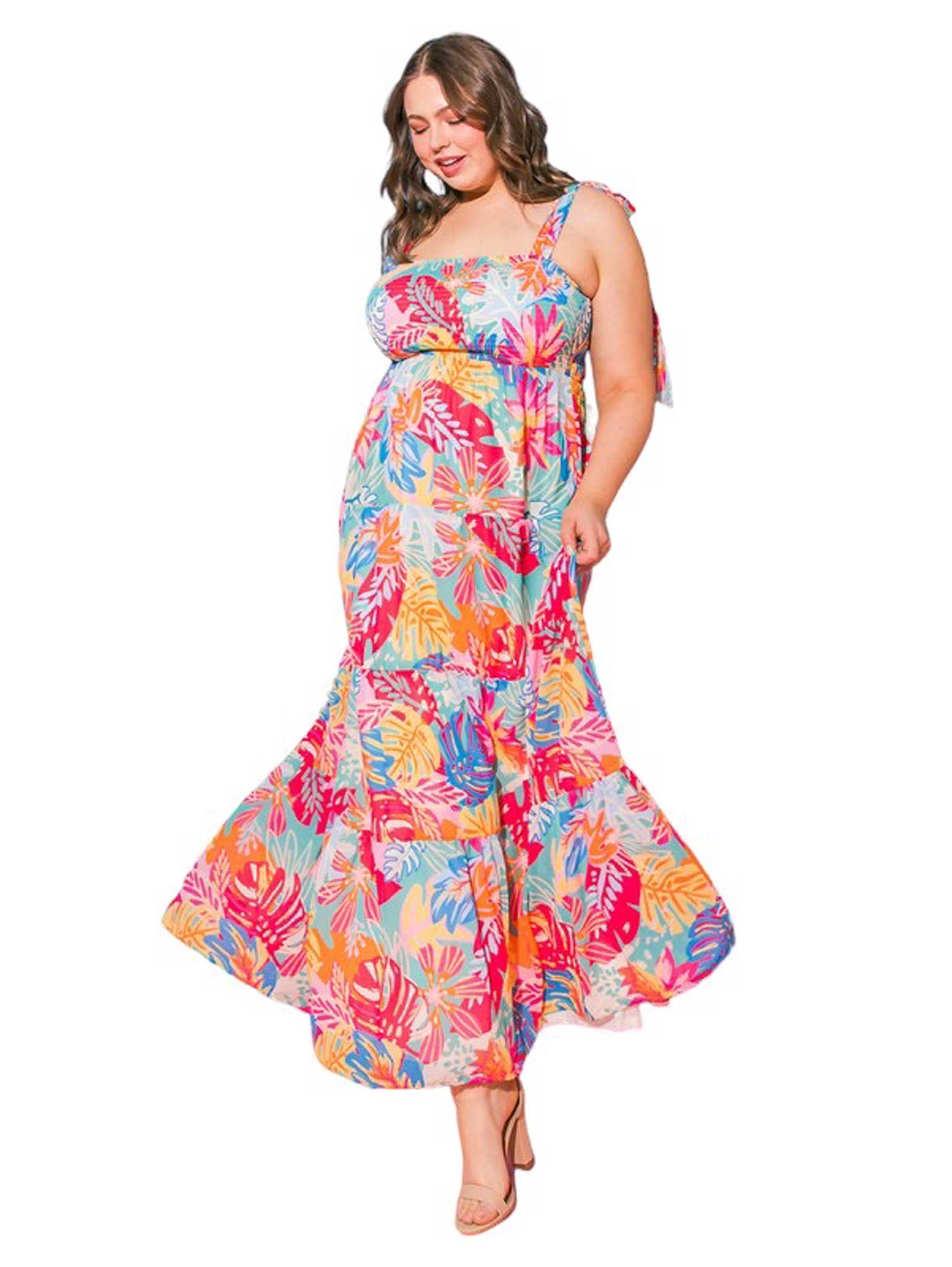 Curvy Beat the Heat Maxi Dress