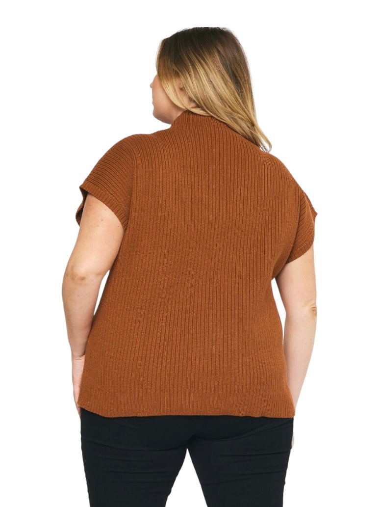 Curvy Leave Me Again Sweater Top