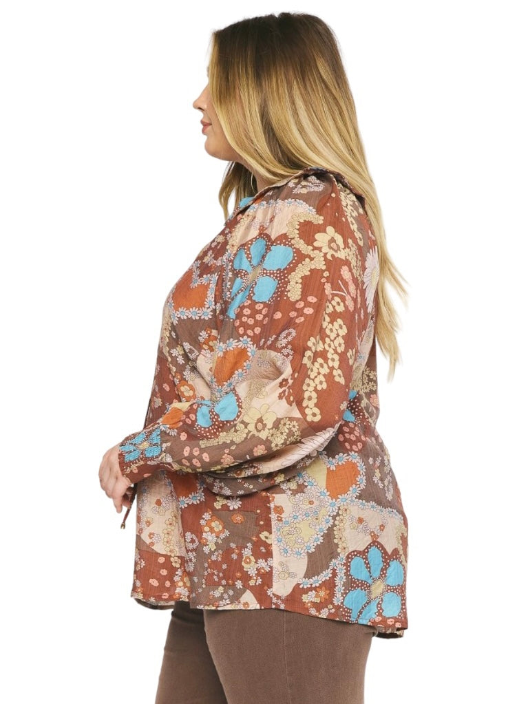 Curvy With You Always Floral Top