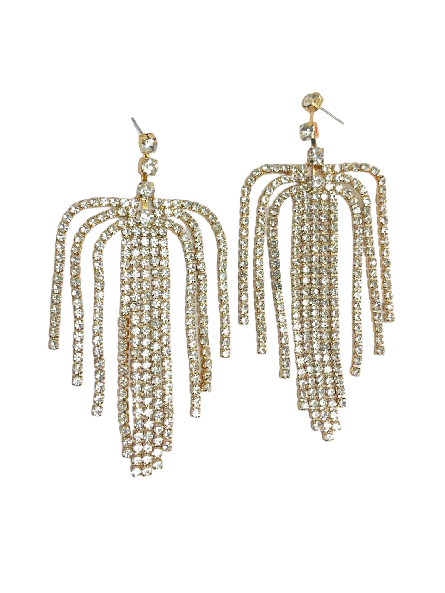 Dangle Rhinestone Earrings