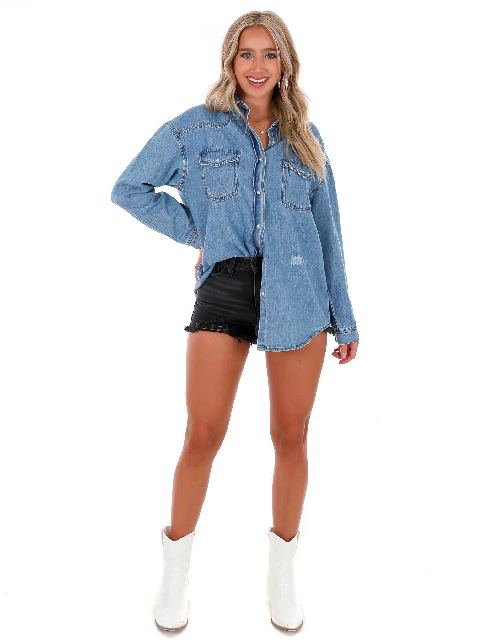 Something About You Denim Shirt