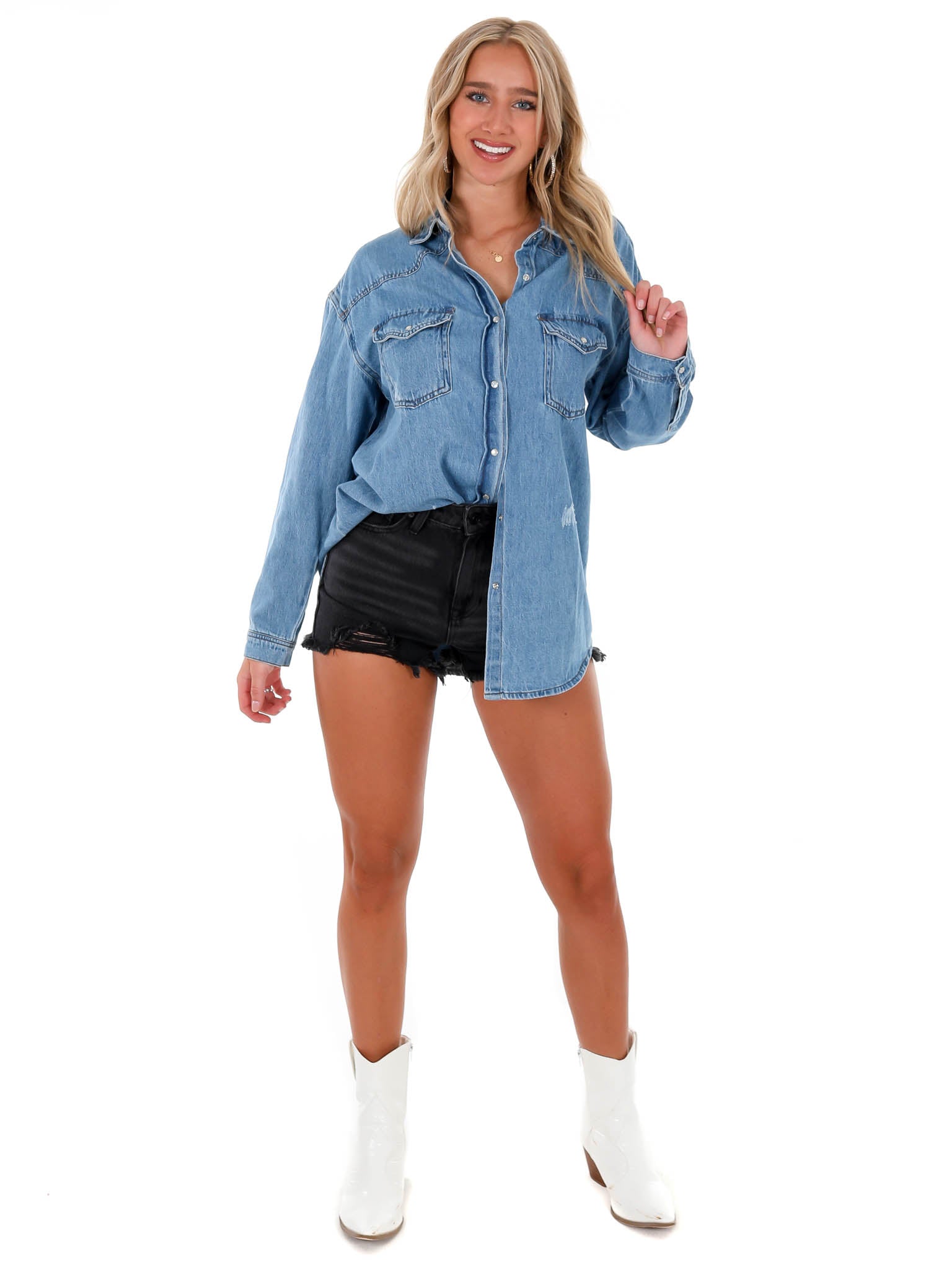 Something About You Denim Shirt