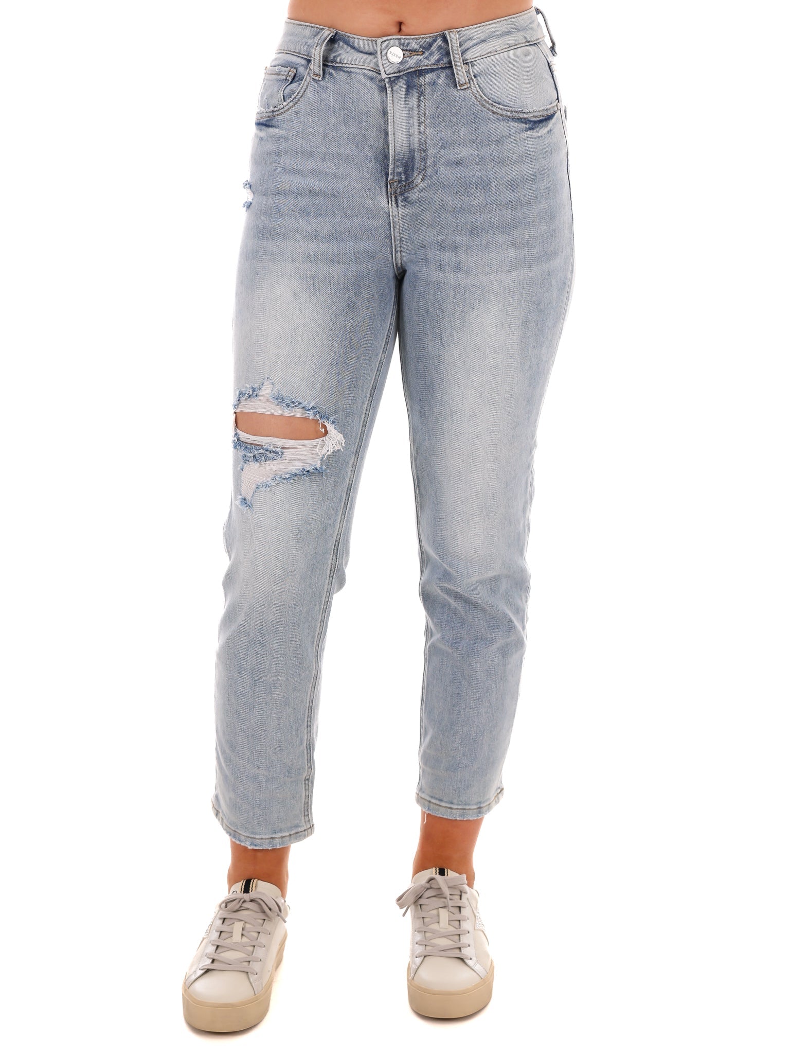 You Send Me High Waist Straight Jeans