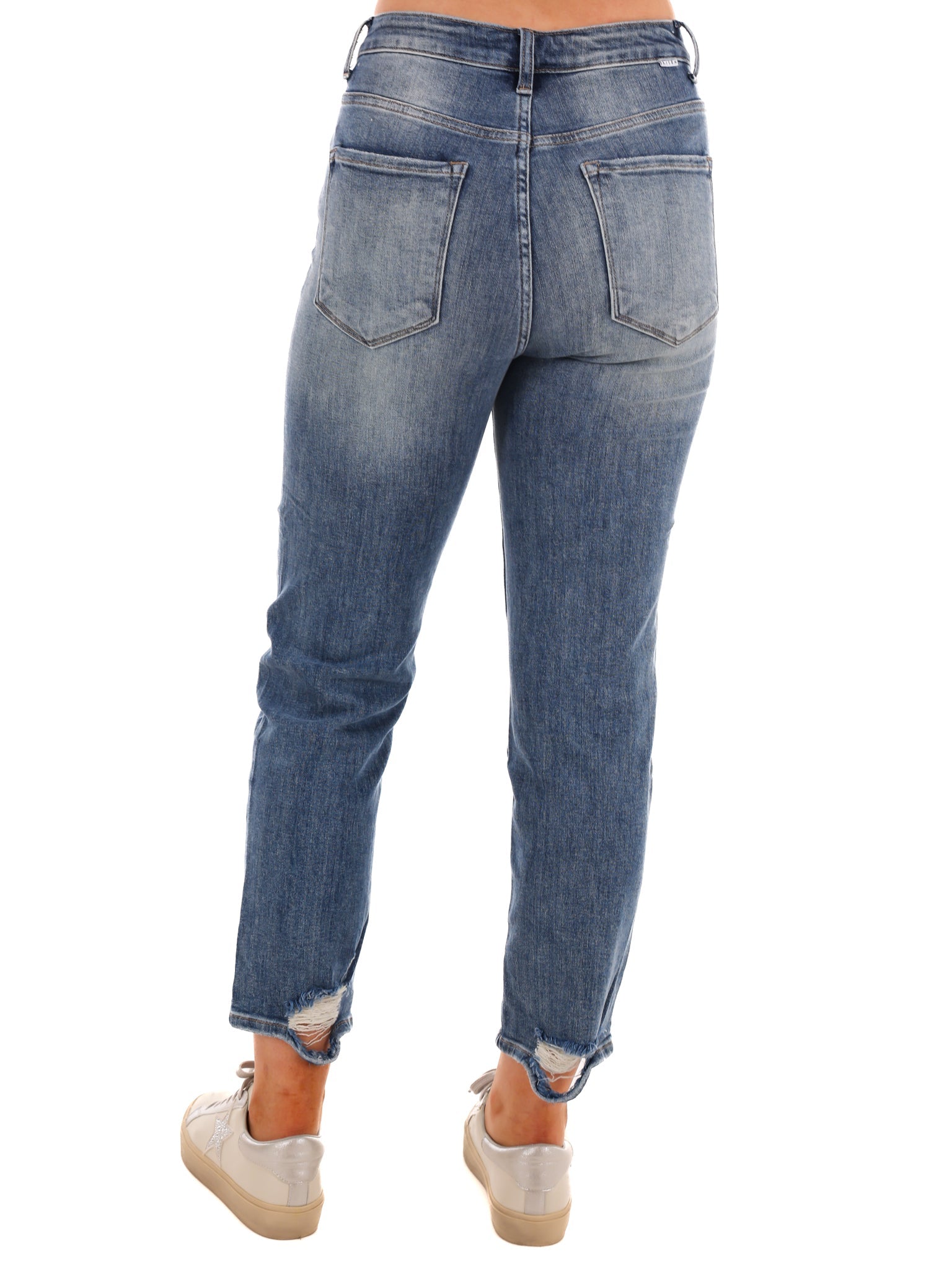 You Send Me High Waist Straight Jeans