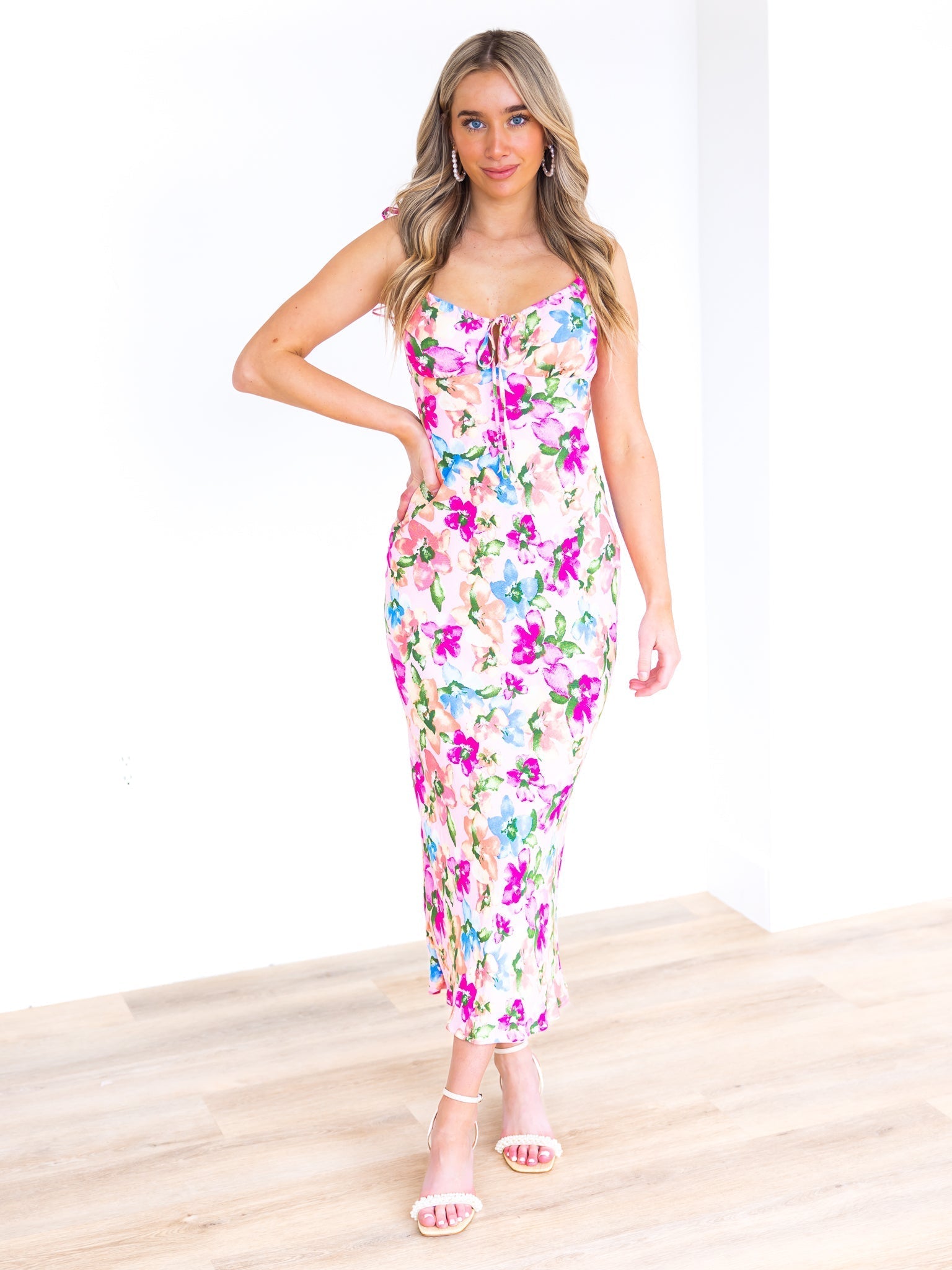 Touch the Sky Floral Maxi Dress