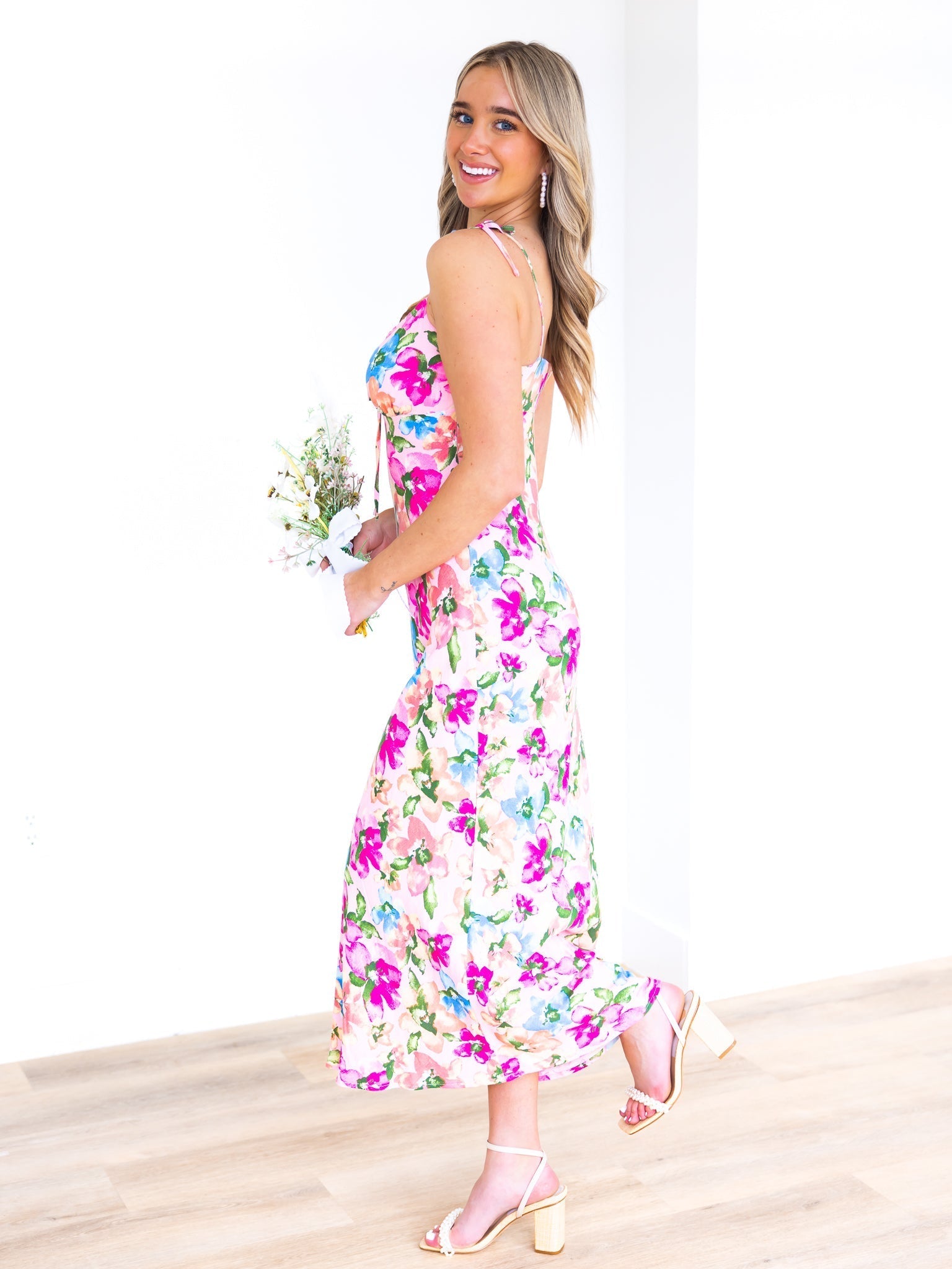 Touch the Sky Floral Maxi Dress