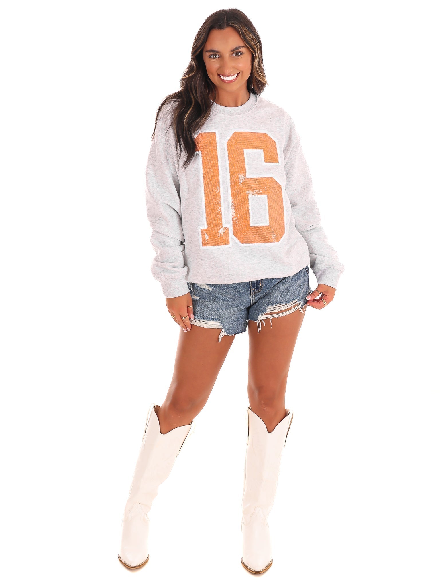 Sequin 16 Sweatshirt