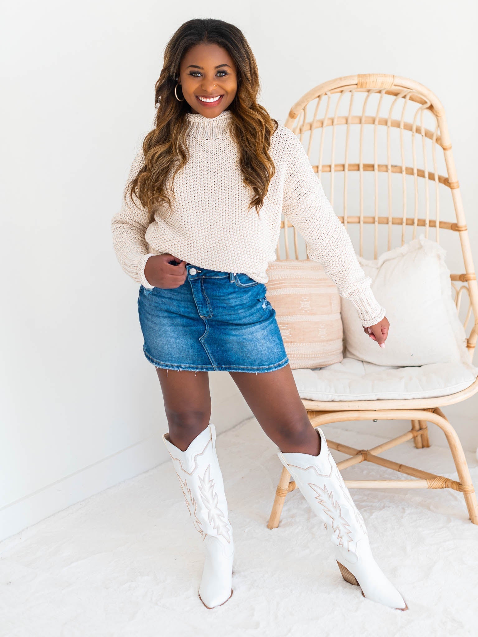 Arm Candy Turtleneck Sweater