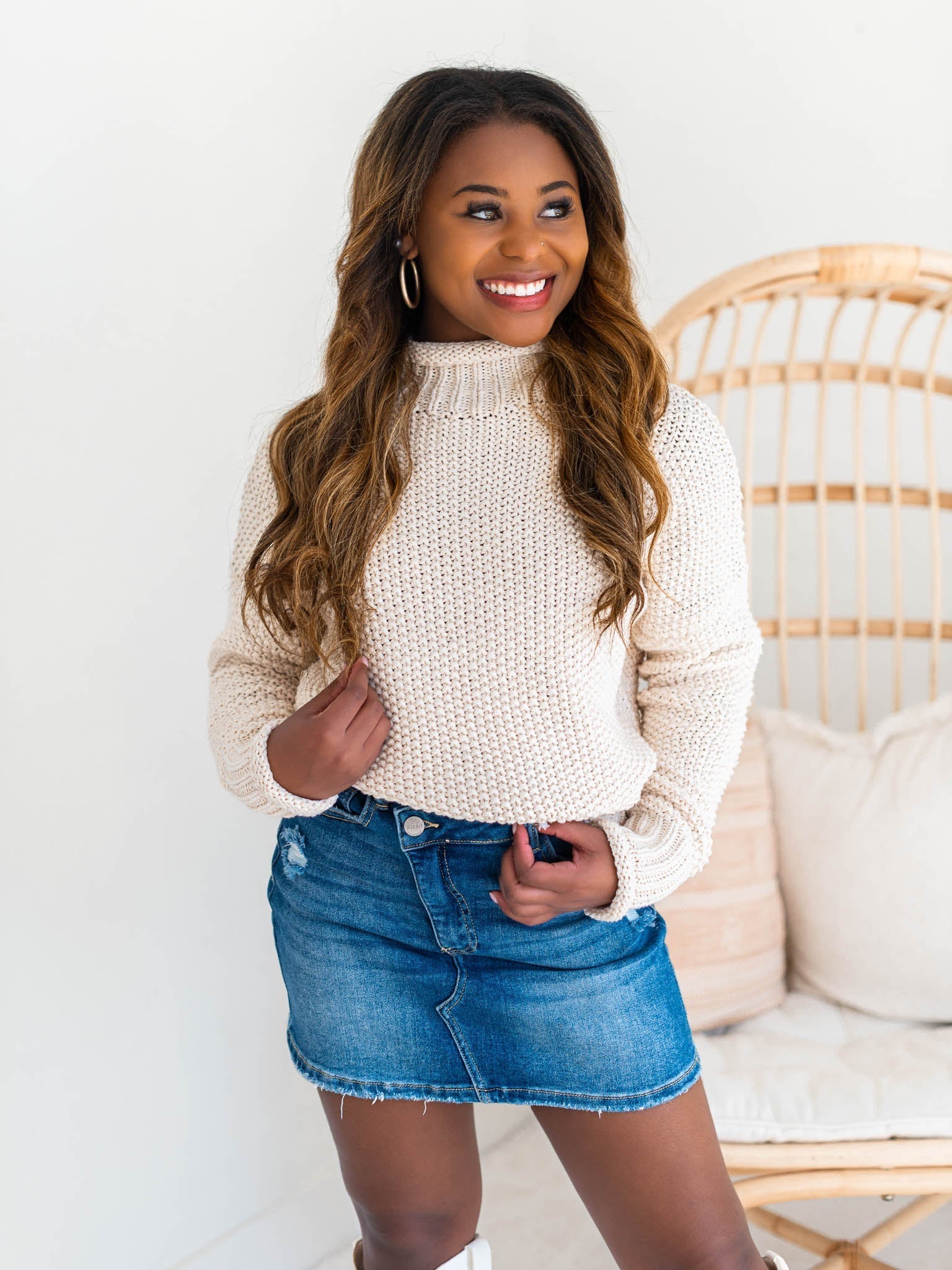 Arm Candy Turtleneck Sweater