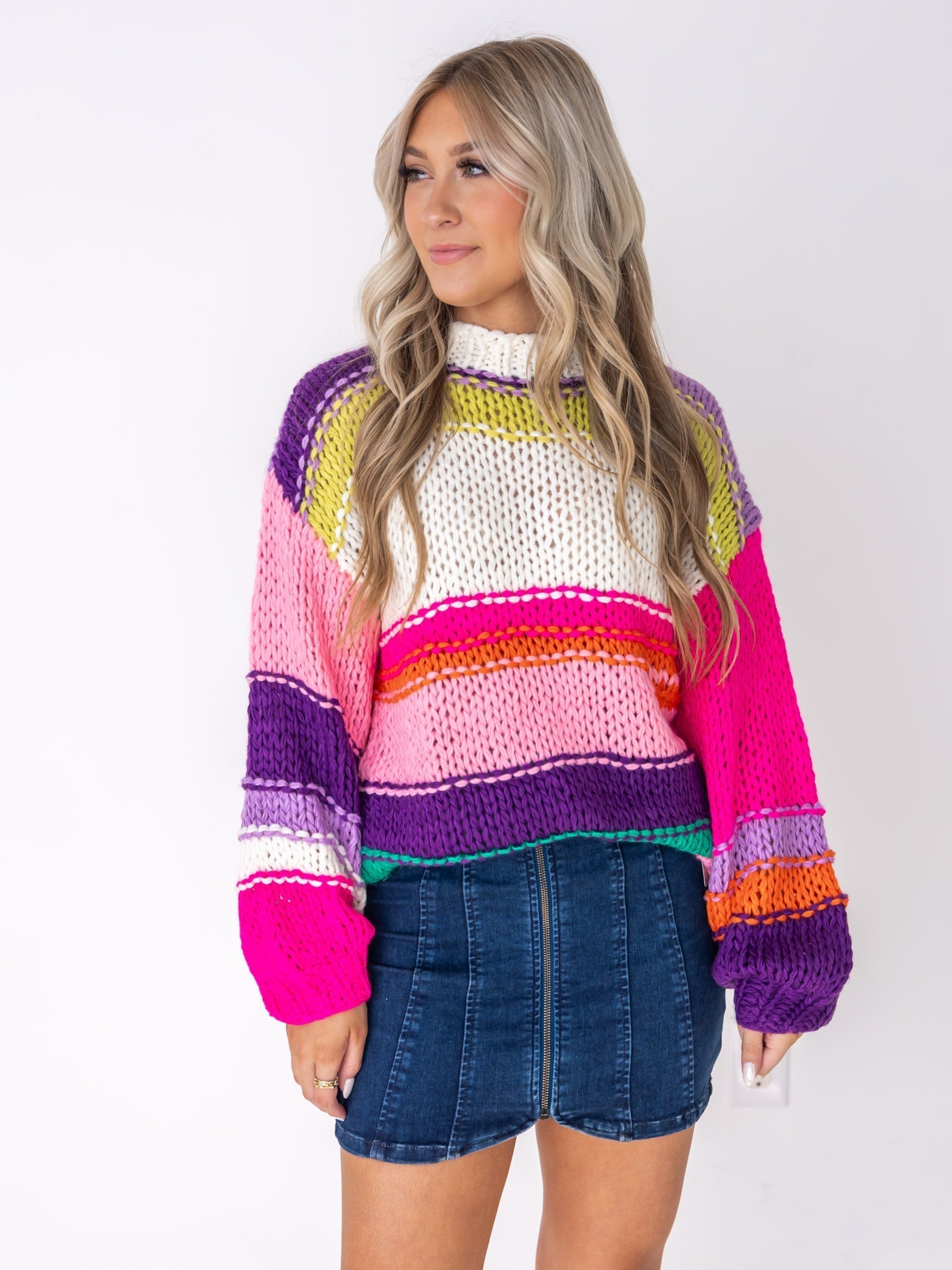 Young At Heart Crochet Sweater