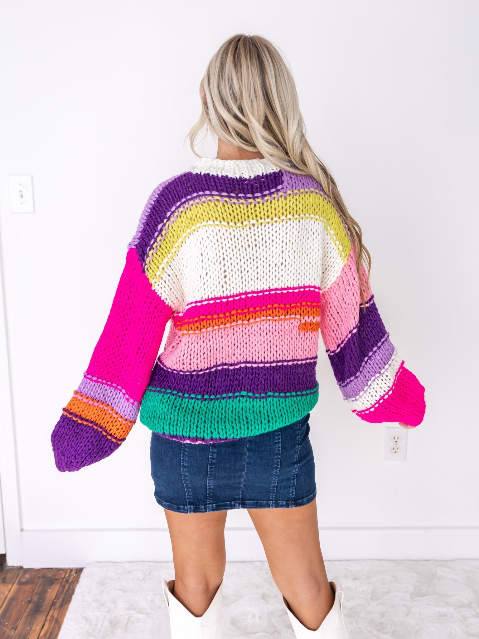 Young At Heart Crochet Sweater