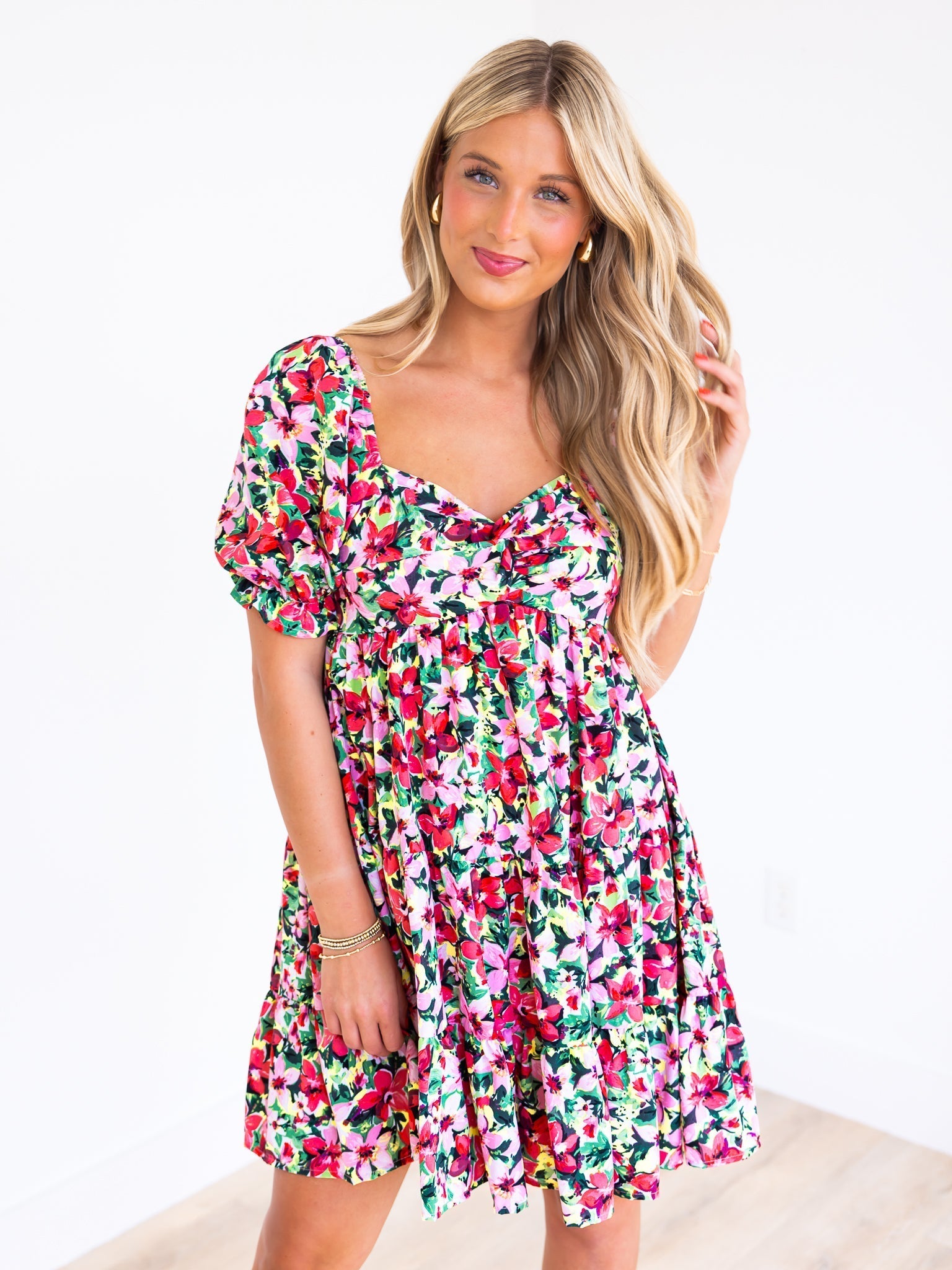 Sunday Service Floral Mini Dress