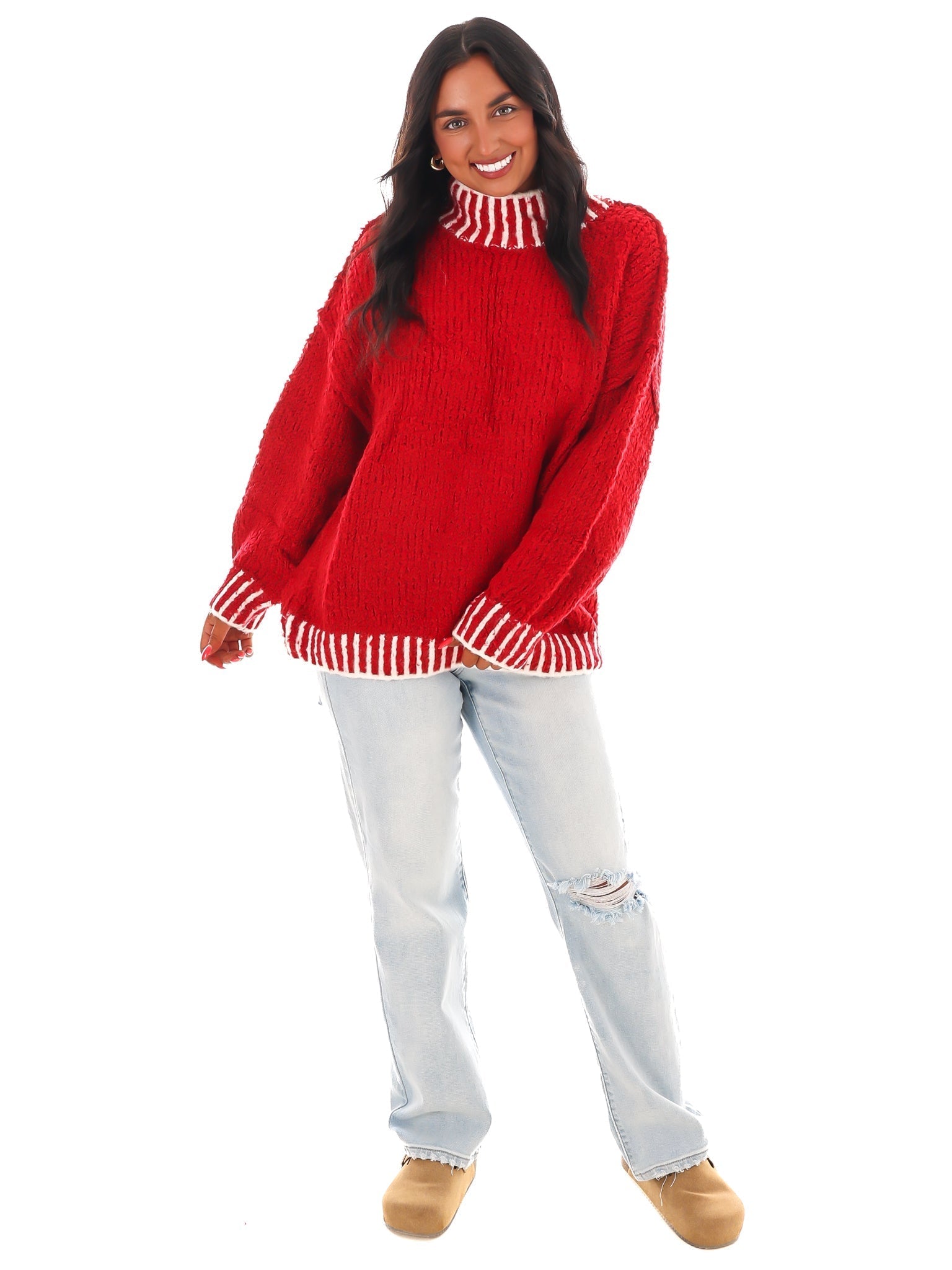 Endless Journey Contrast Sweater Top