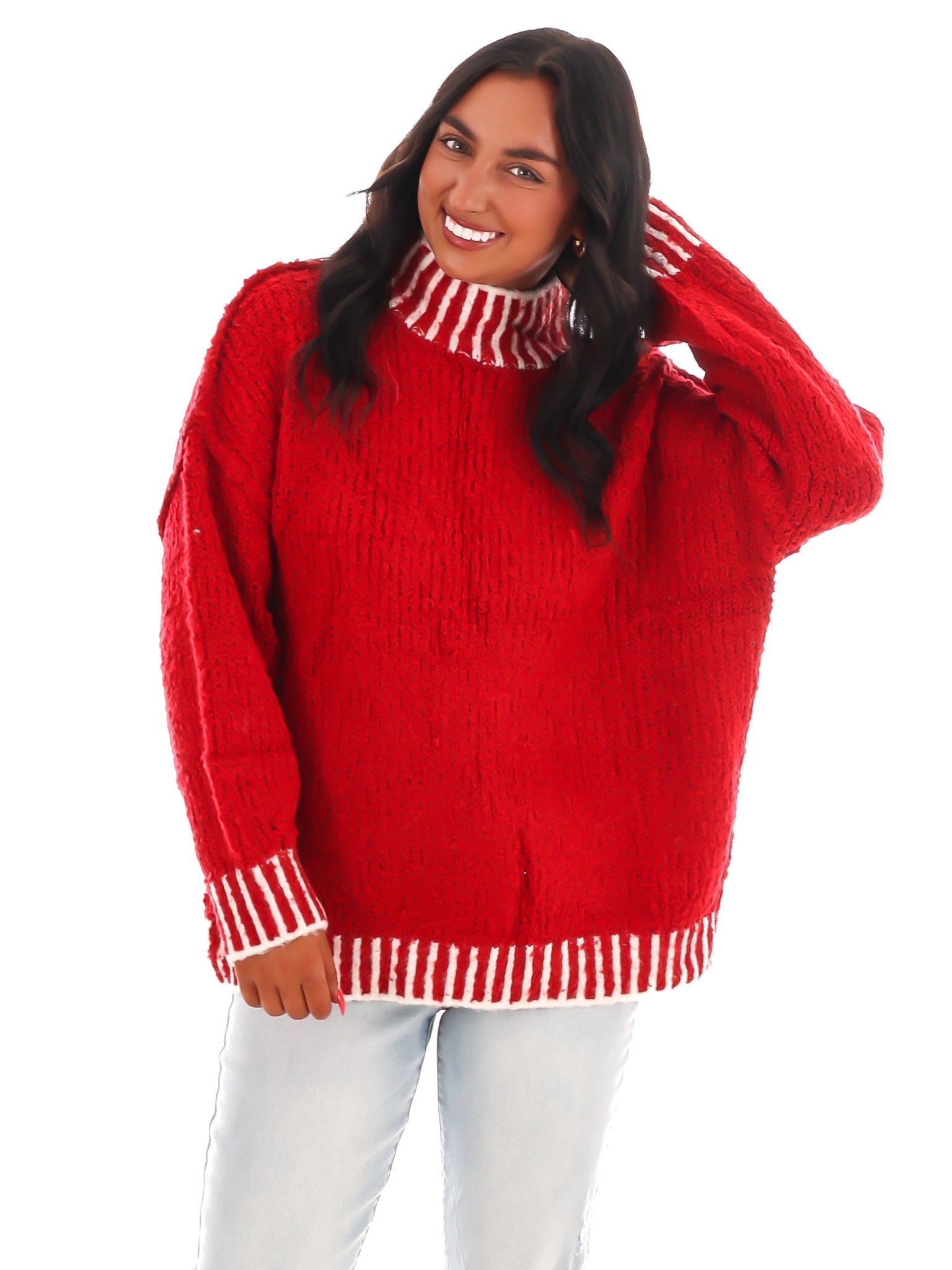 Endless Journey Contrast Sweater Top