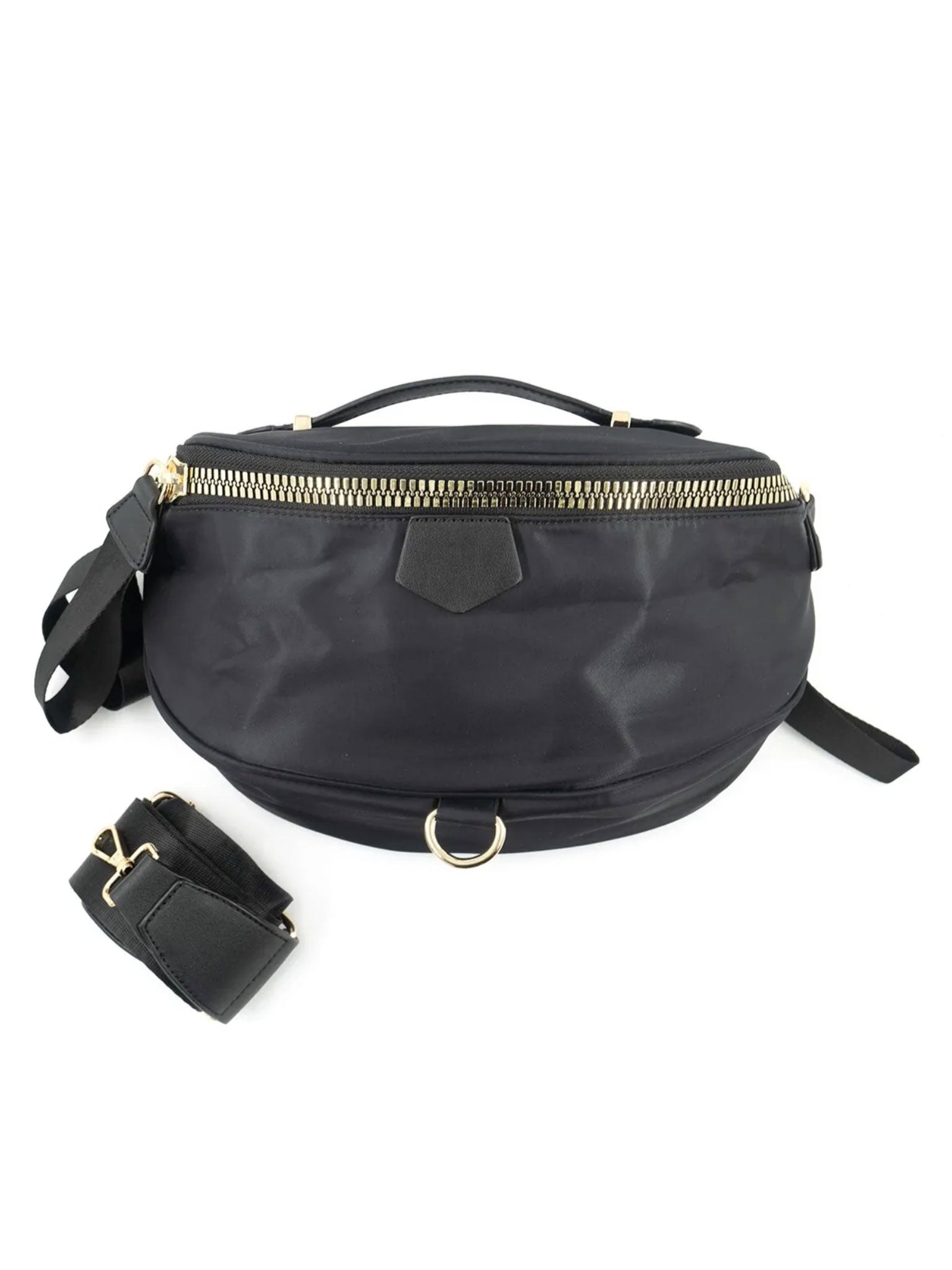 Nylon Black Fanny Pack