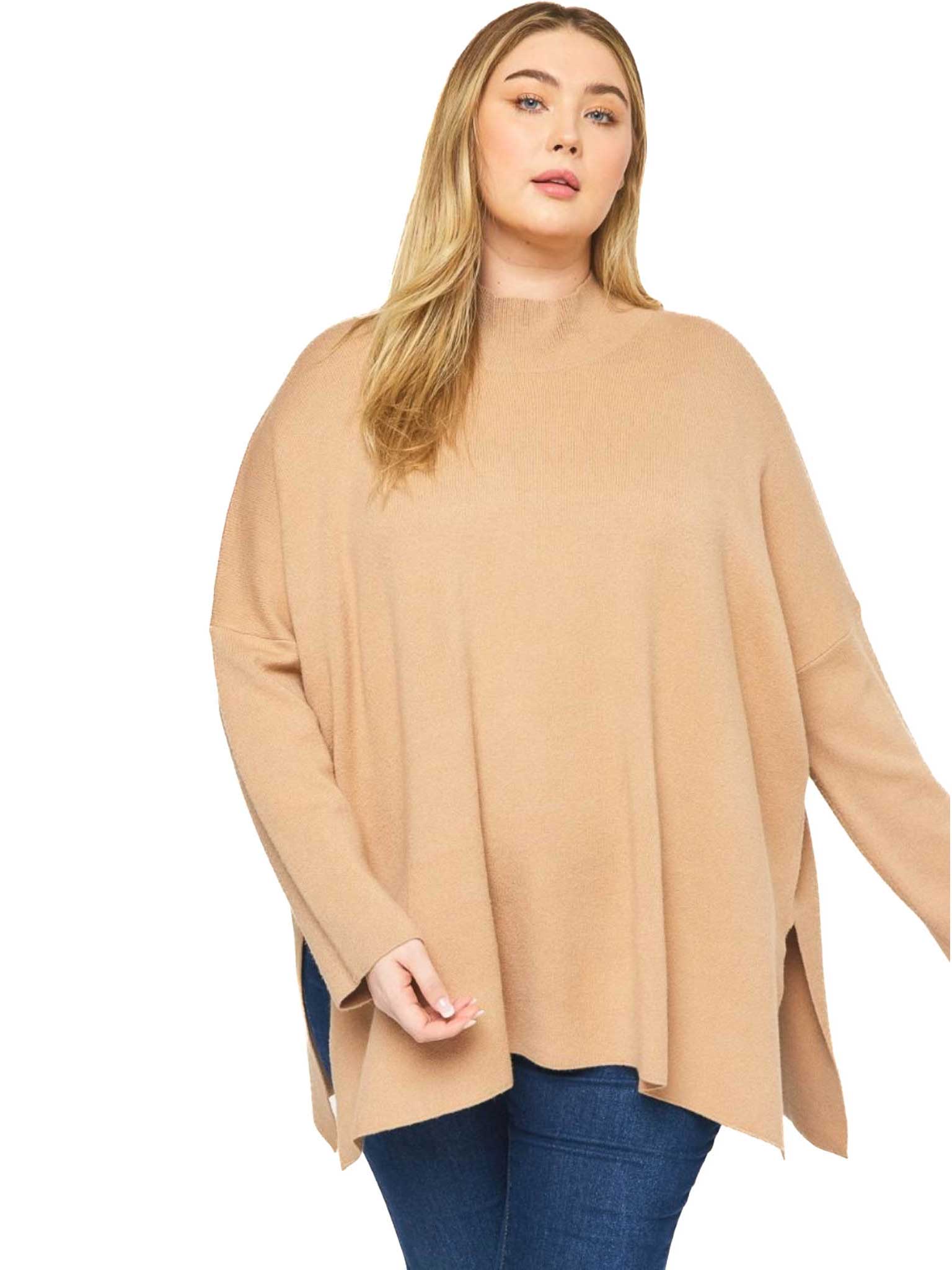 Curvy Love At Last Mock Neck Top