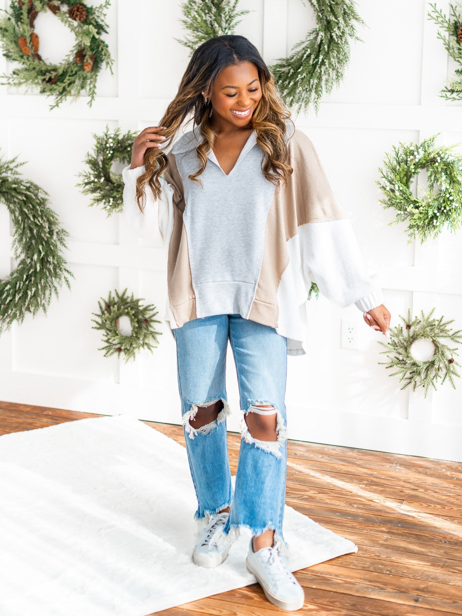 Unbothered Oversized Top