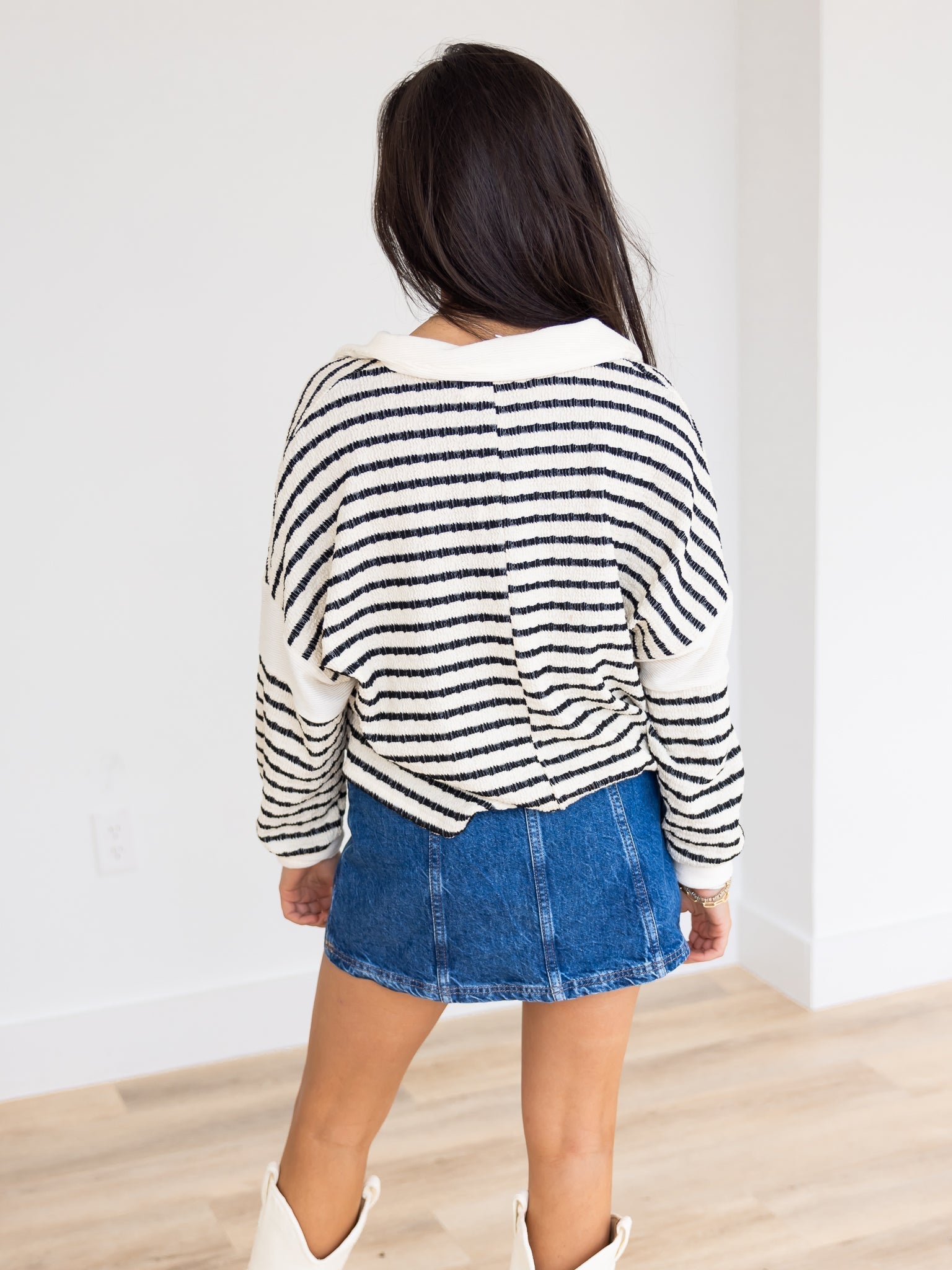 No Hard Feelings Stripe Top
